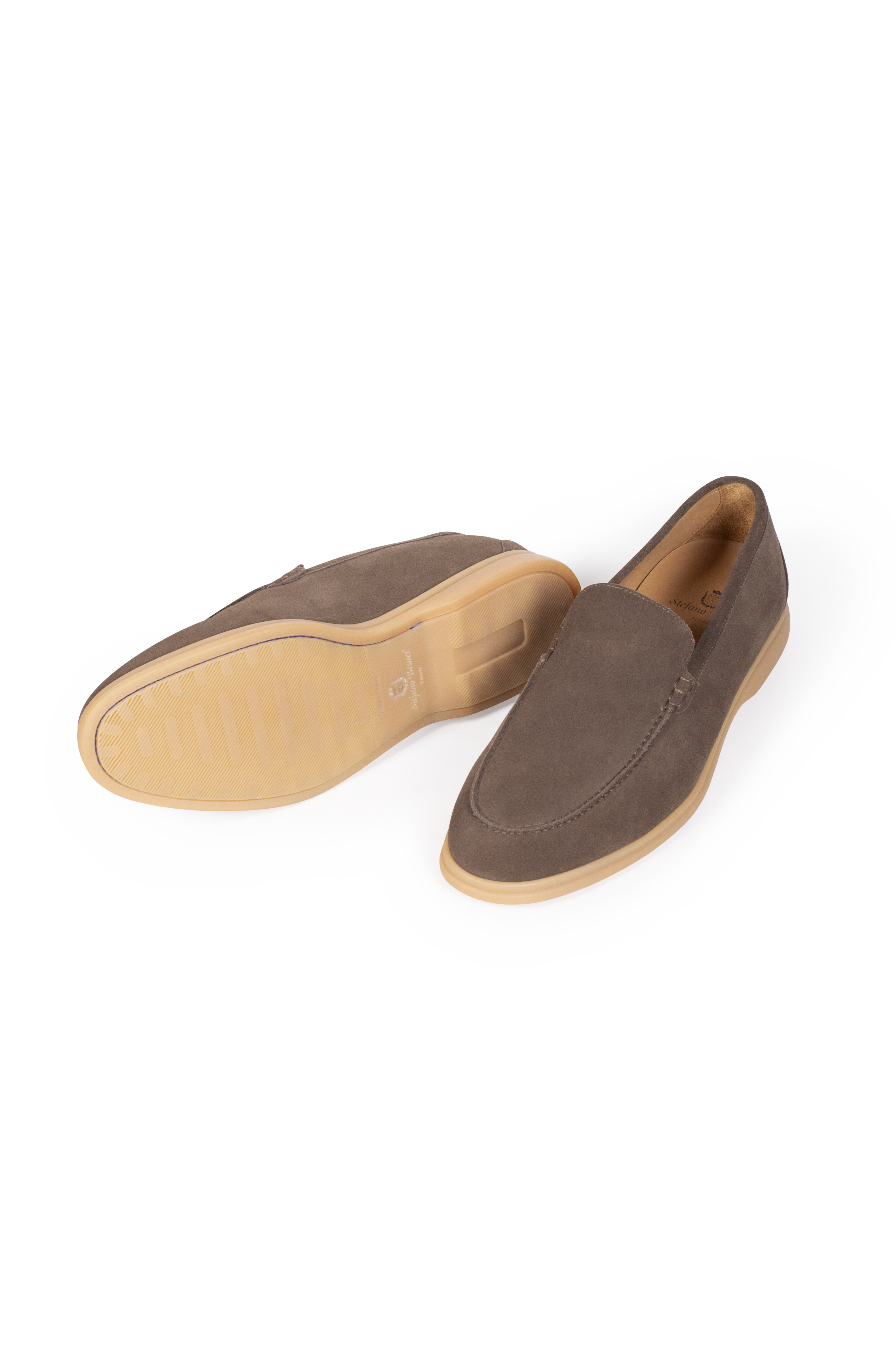 Stefano Bemer Walk Mocassini Camoscio Marrone 42