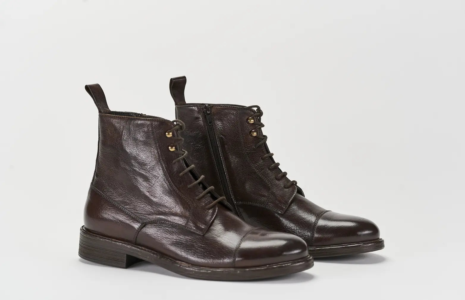 Sandro Barbera & Figli Stone Wax 1730 Stivaletto Uomo Moro