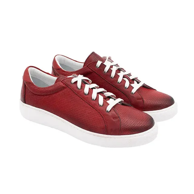 Sandro Barbera Stringate HEVO Red sneaker rosso suola riciclata