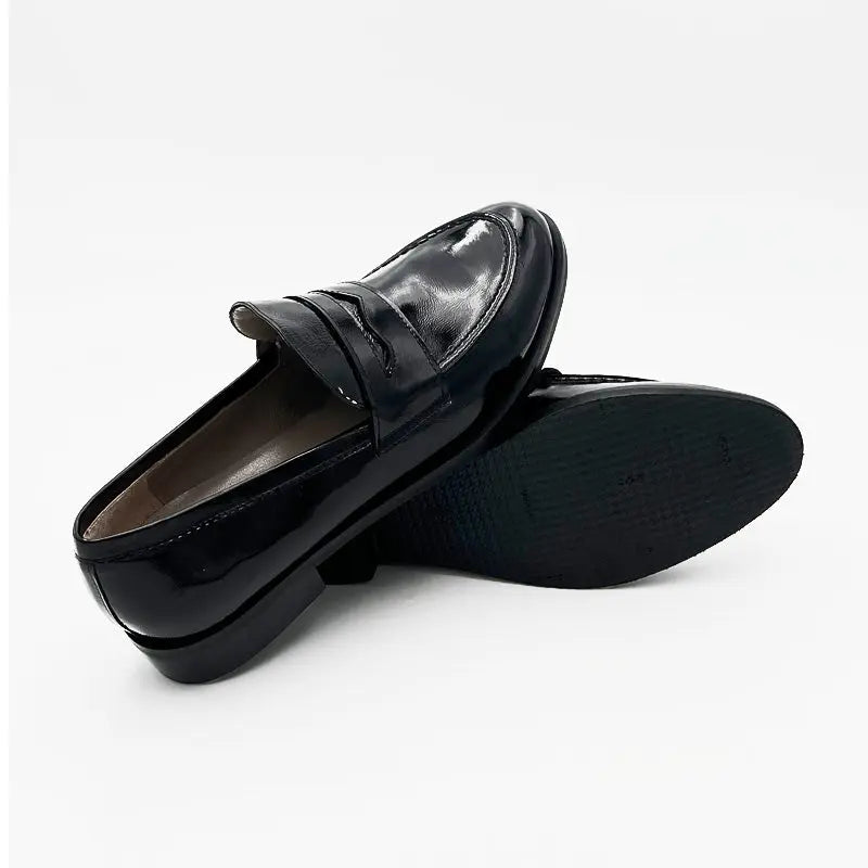 Sandro Barbera Stringate Donna 663 mocassino nero vernice