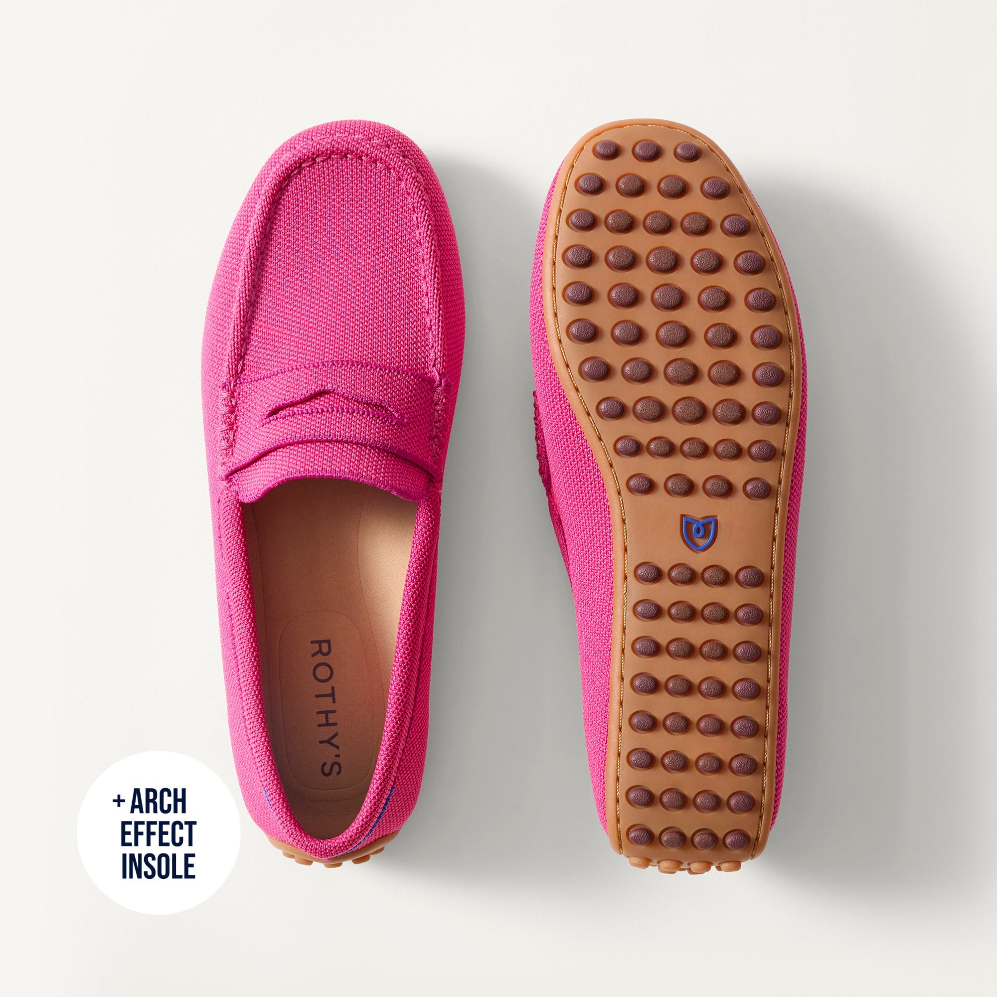 Rothy's The Daily Driver mocassini donna Dragonfly fucsia