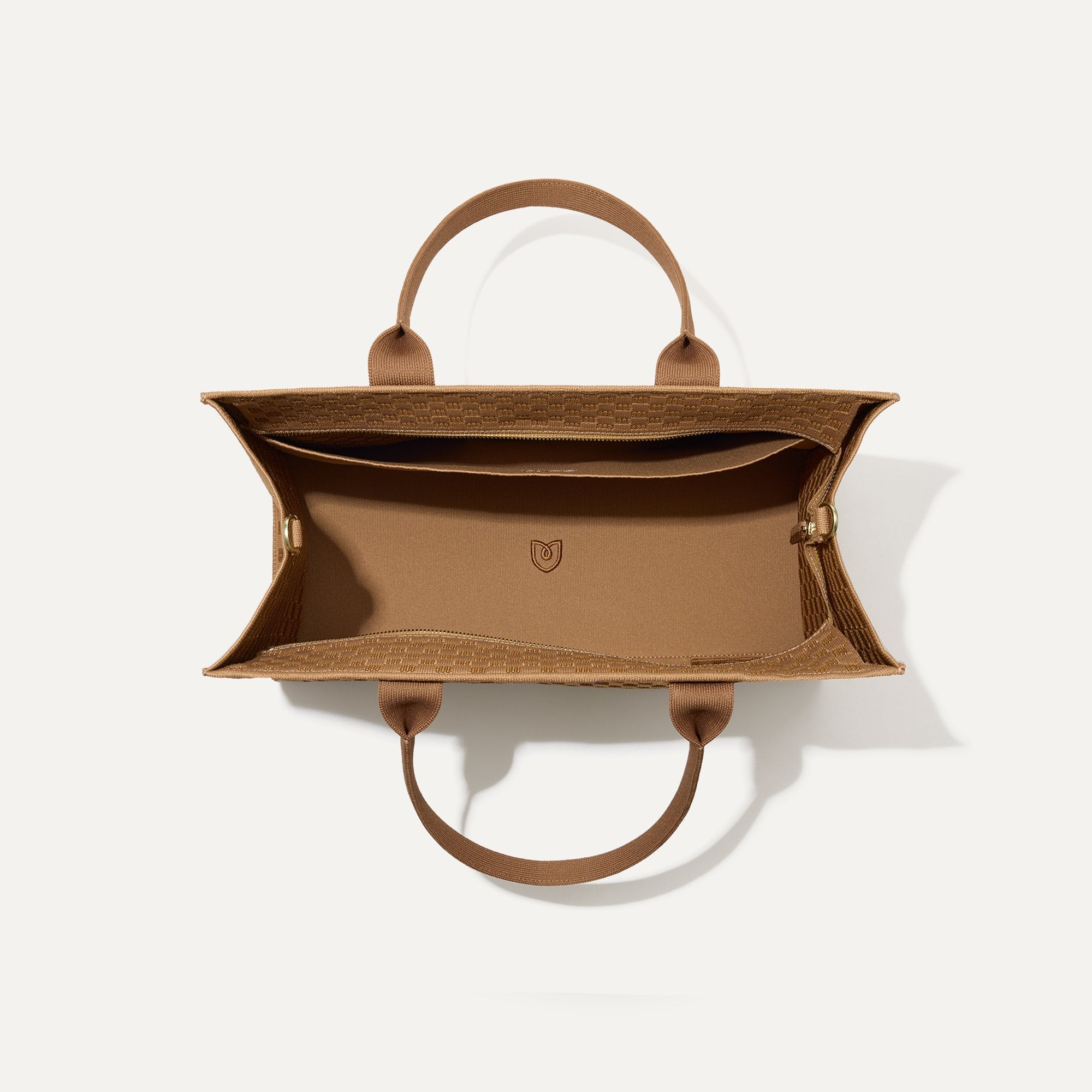 Rothy's The Classic Tote borsa tote Hazelnut con zip