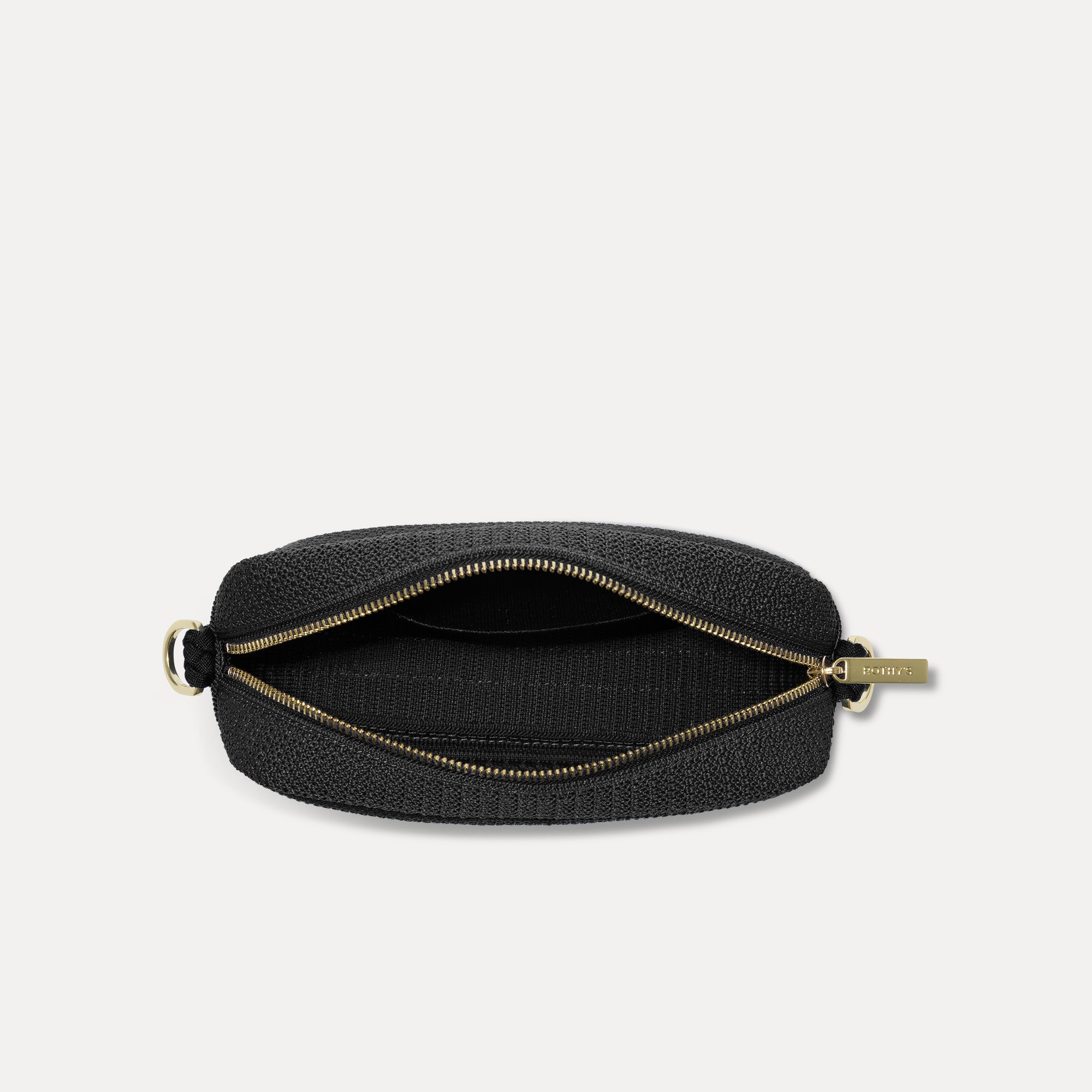 Rothy's The Crossbody Camera Bag borsa tracolla Black Licorice Open-Knit