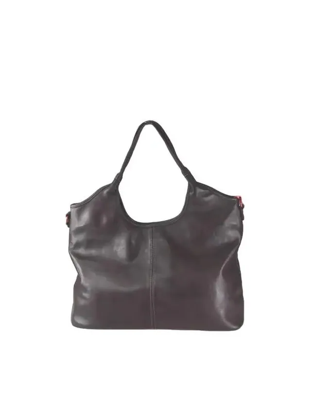 Sandro Barbera BASJ58 borsa spalla moro pelle vintage