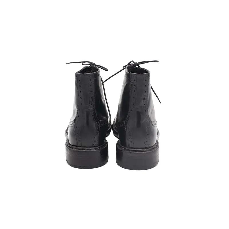 Sandro Barbera & Figli Stone Wax 6090 stivaletto uomo nero