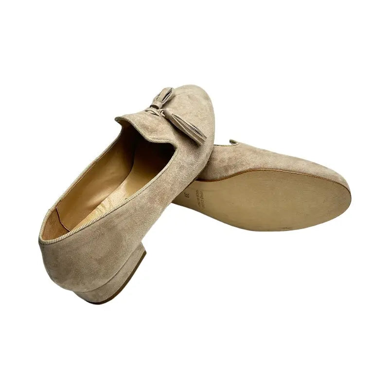 Sandro Barbera AC24 Fumo Mocassino Donna Beige Tacco 20
