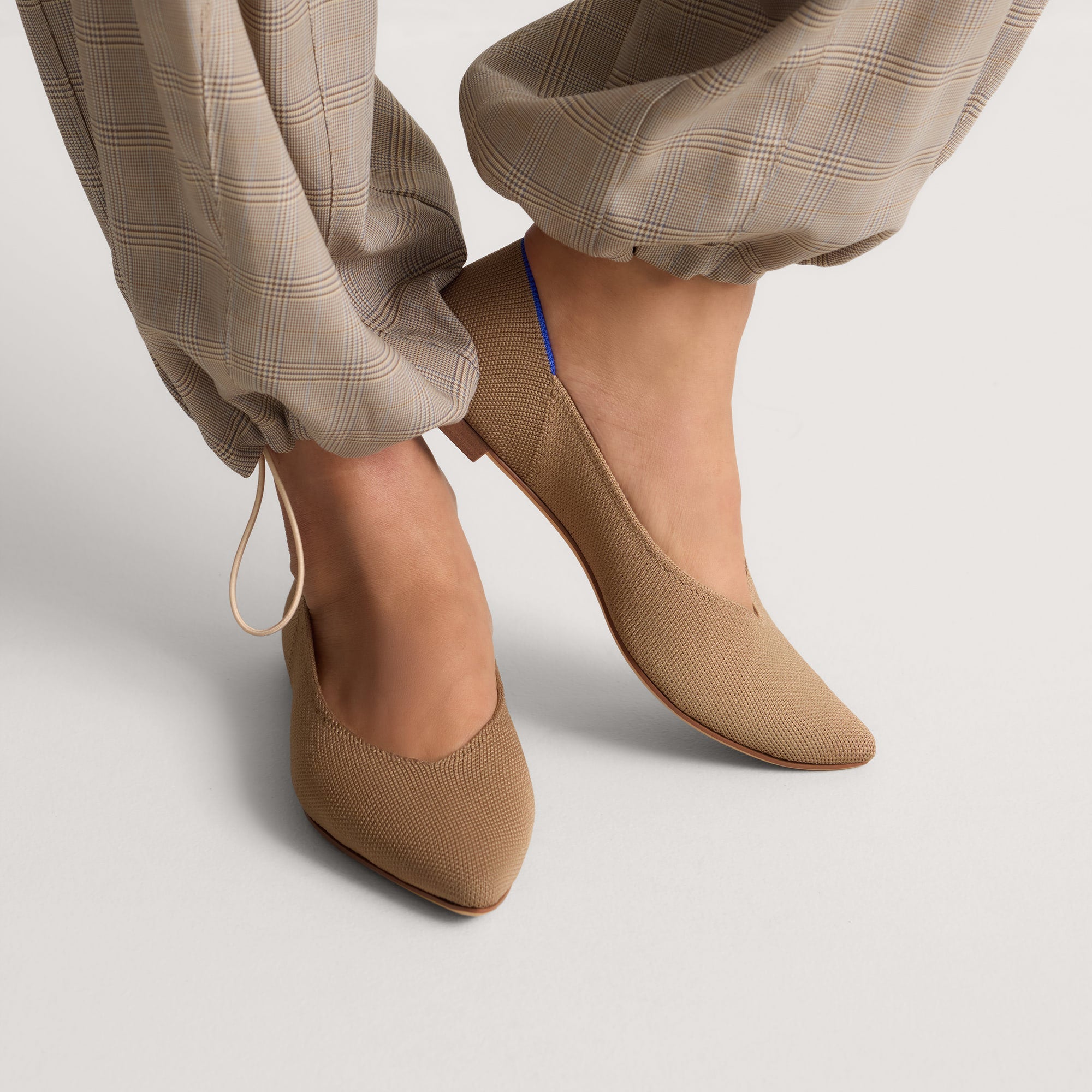 Rothy's The Point III ballerine beige Maple punta a spillo