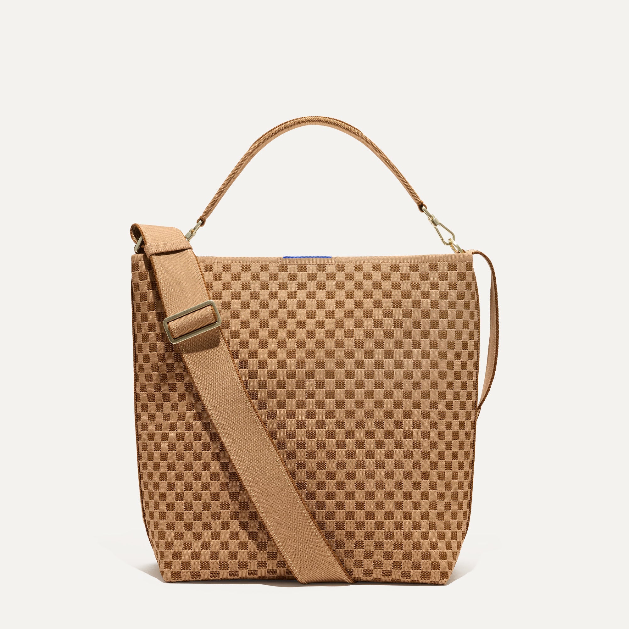 Rothy's The Bucket Bag borsa secchiello nocciola intreccio