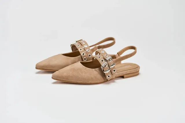 Sandro Barbera Marta 11 Sandalo Chanel Taupe Nappa
