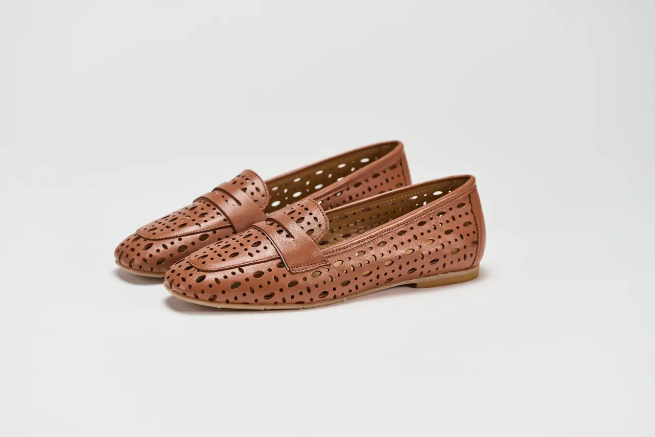 Sandro Barbera & Figli Ambra 11 mocassino donna cuoio nappa