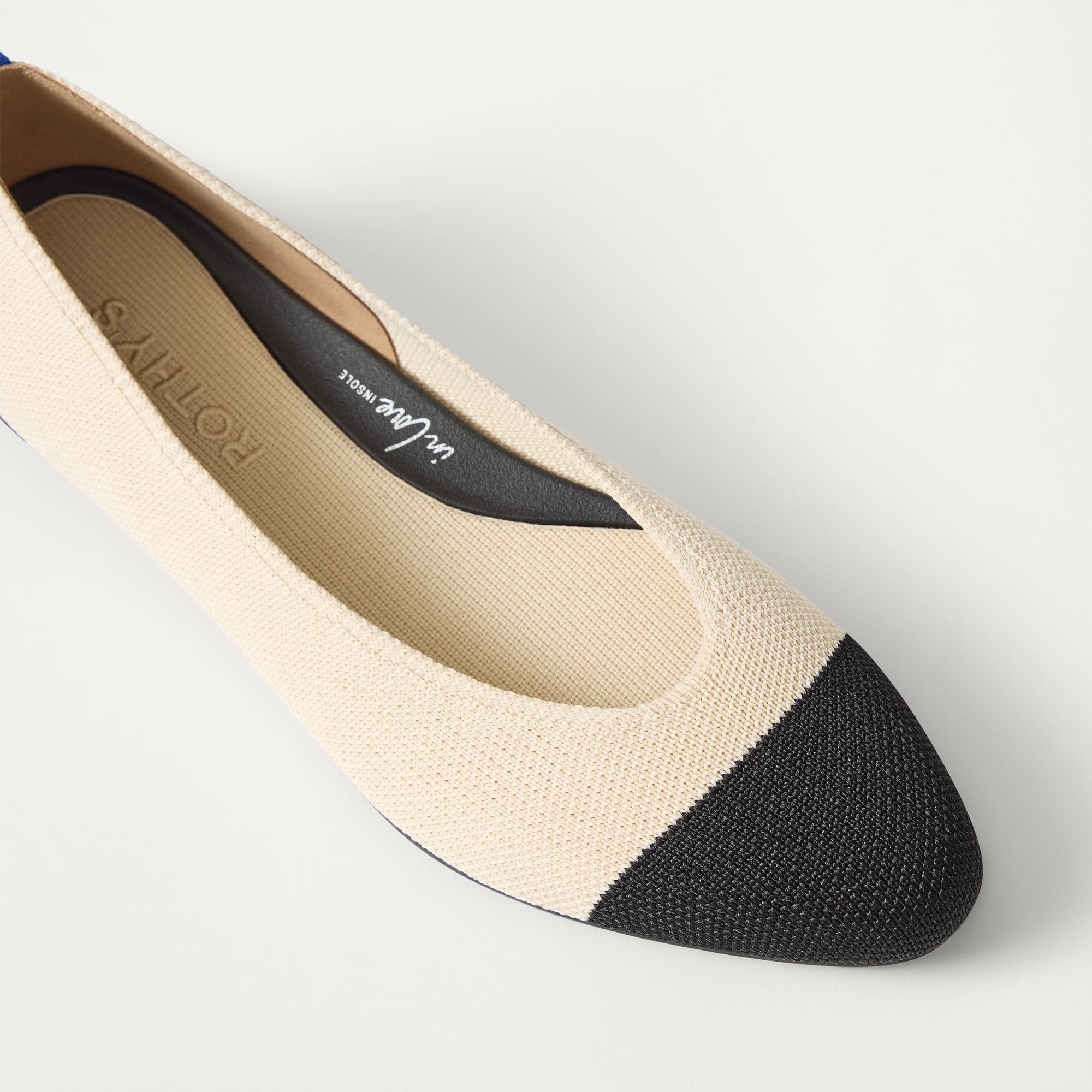 Rothy's The Almond Ballet ballerine Conch Captoe
