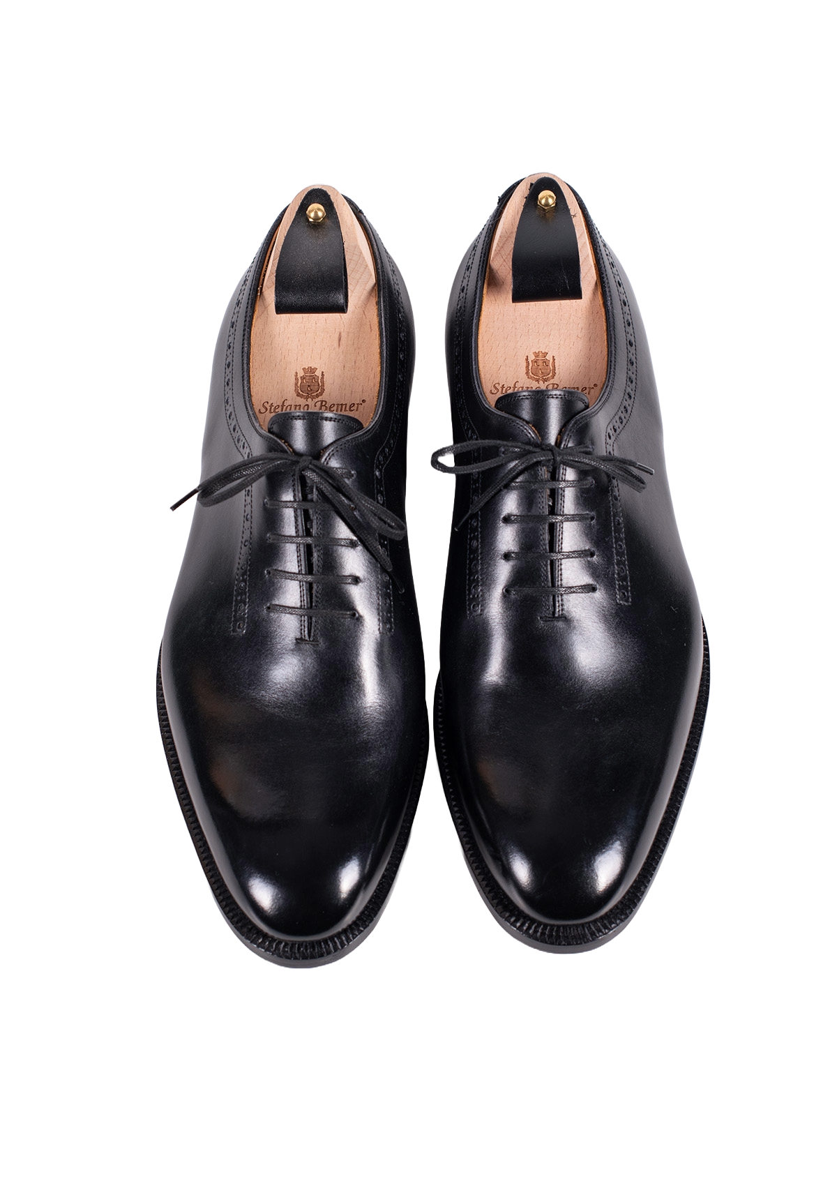 Stefano Bemer Oxfords C6310v2 wholecut nere brogue