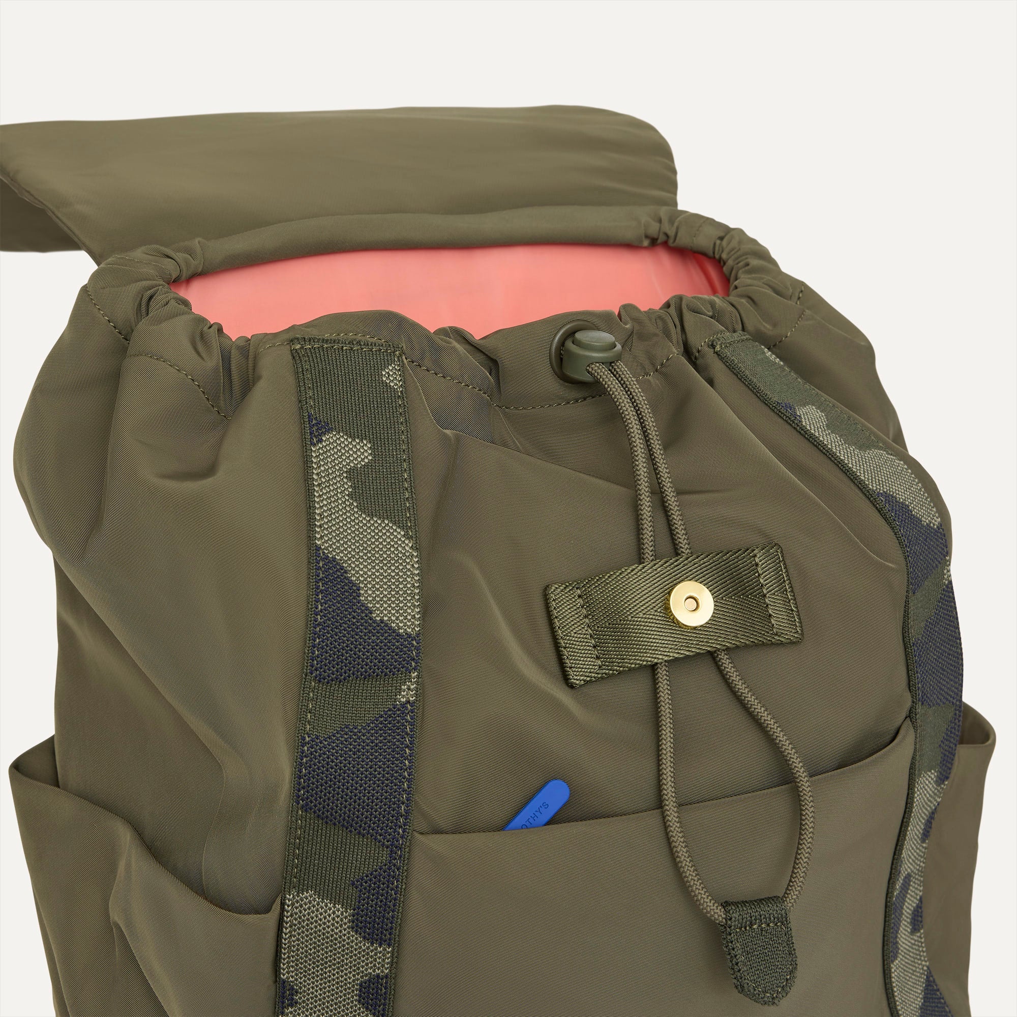 Rothy's The Travel Cinch Backpack zaino Forest verde
