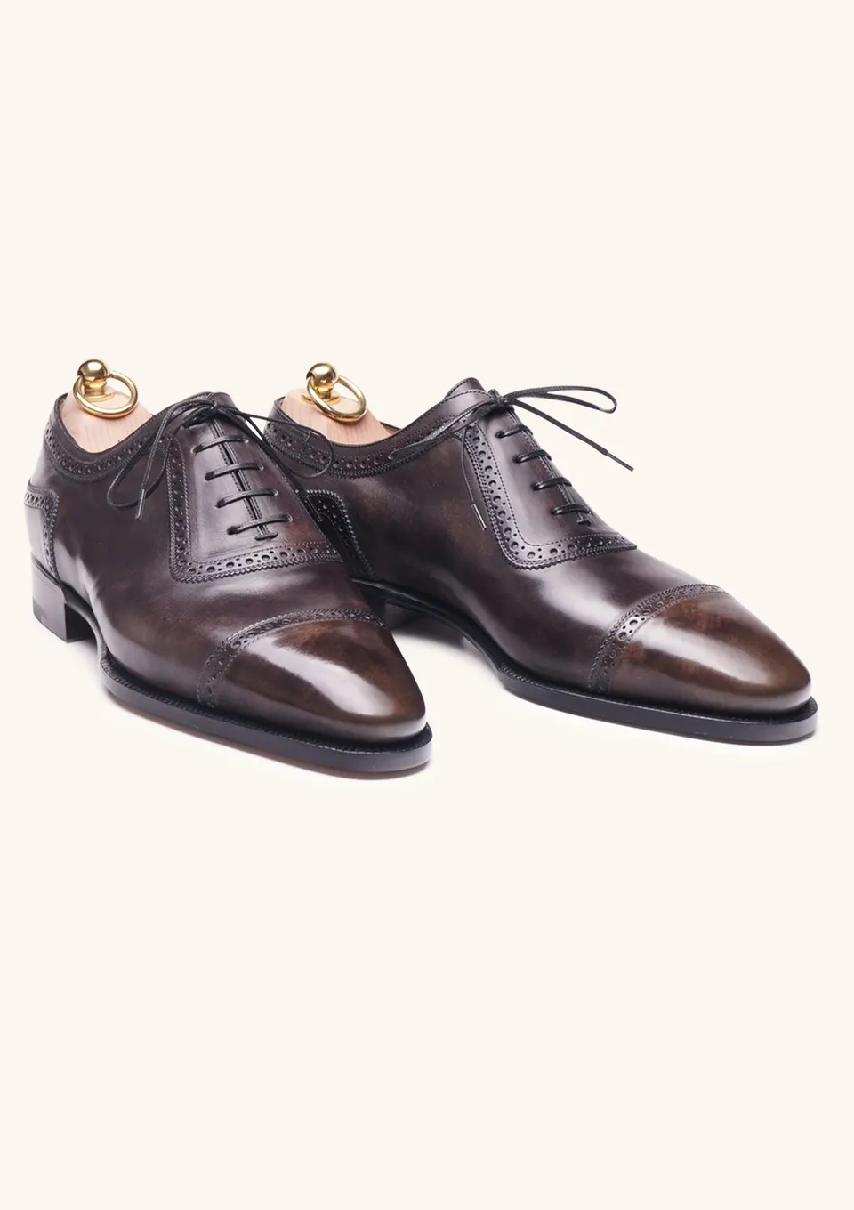 Stefano Bemer Oxfords C6805 London Smoke scarpe pelle uomo