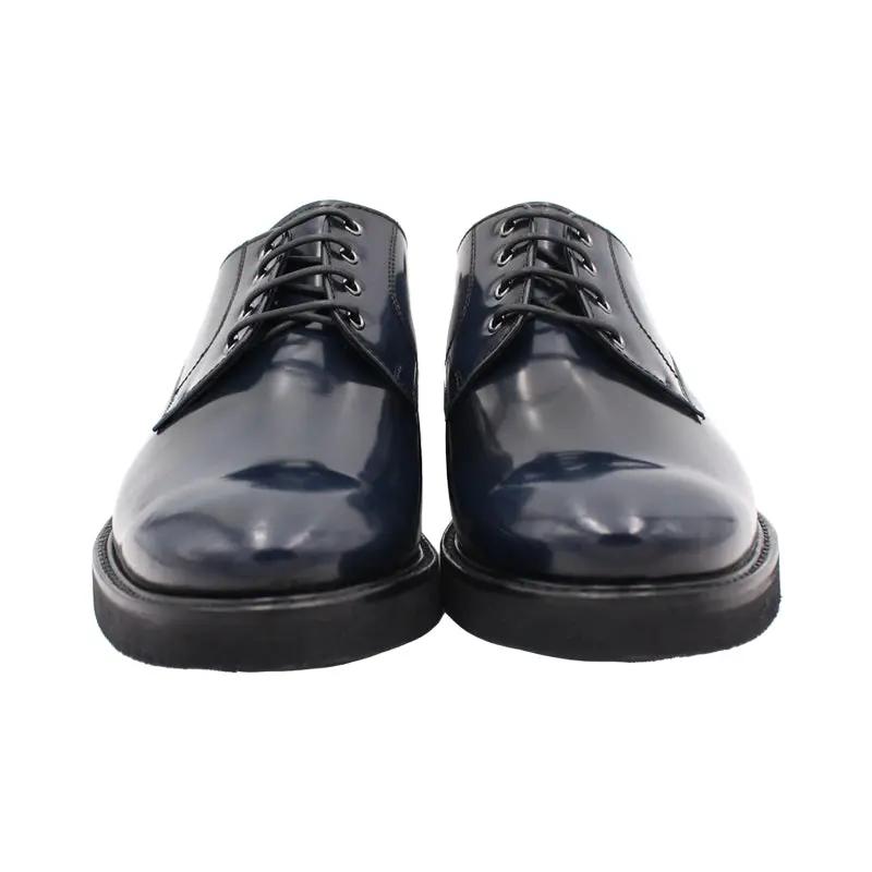 Sandro Barbera 1264 Derby vitello blu stringate Vibram