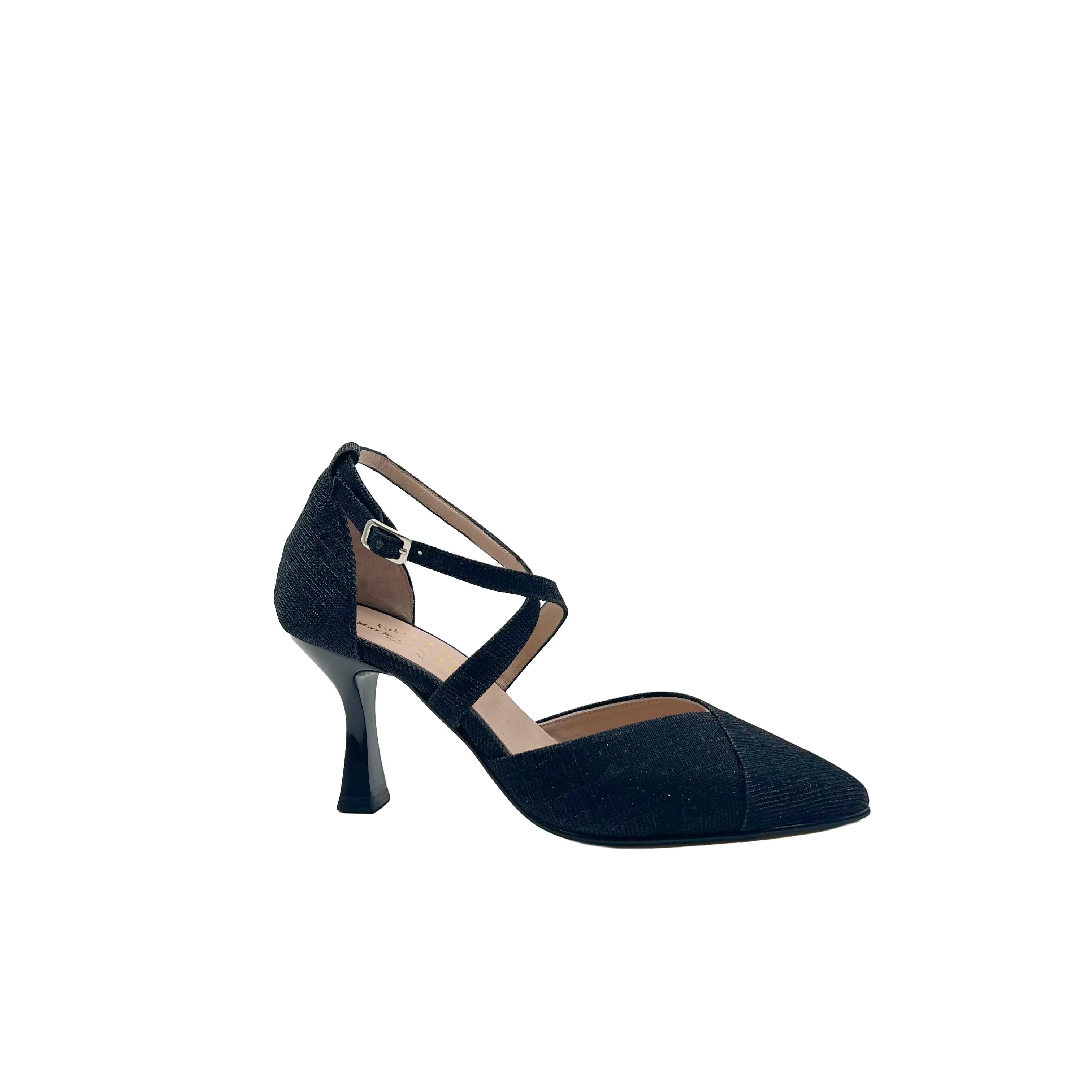 Sandro Barbera 1059 Galassia sandali donna neri tacco 75