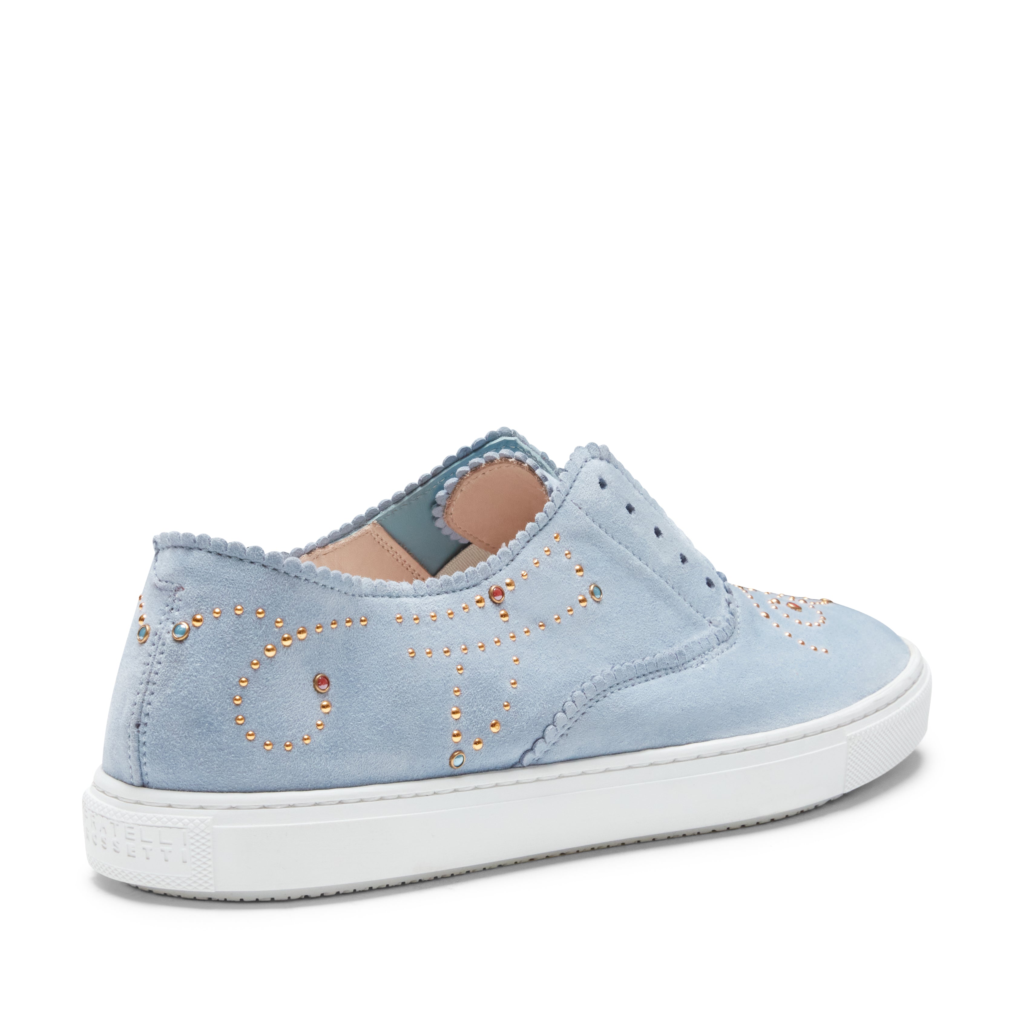 F.lli Rossetti Hobo Sport 77179 sneaker celeste camoscio