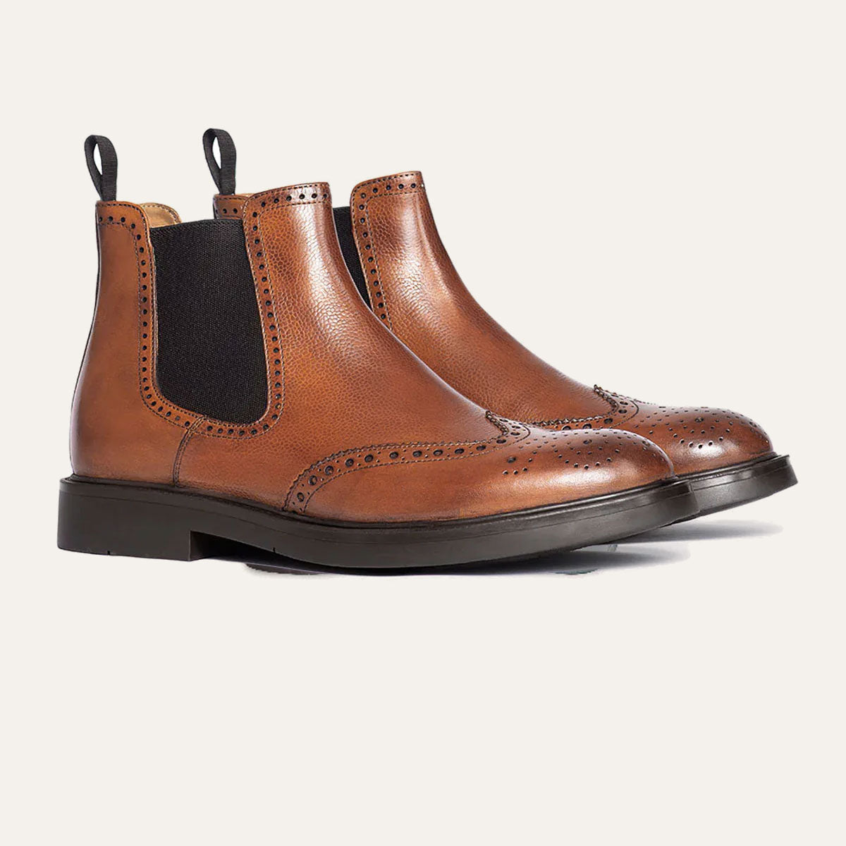Dellovo Megaride Chelsea Boot Vitello Siena gomma