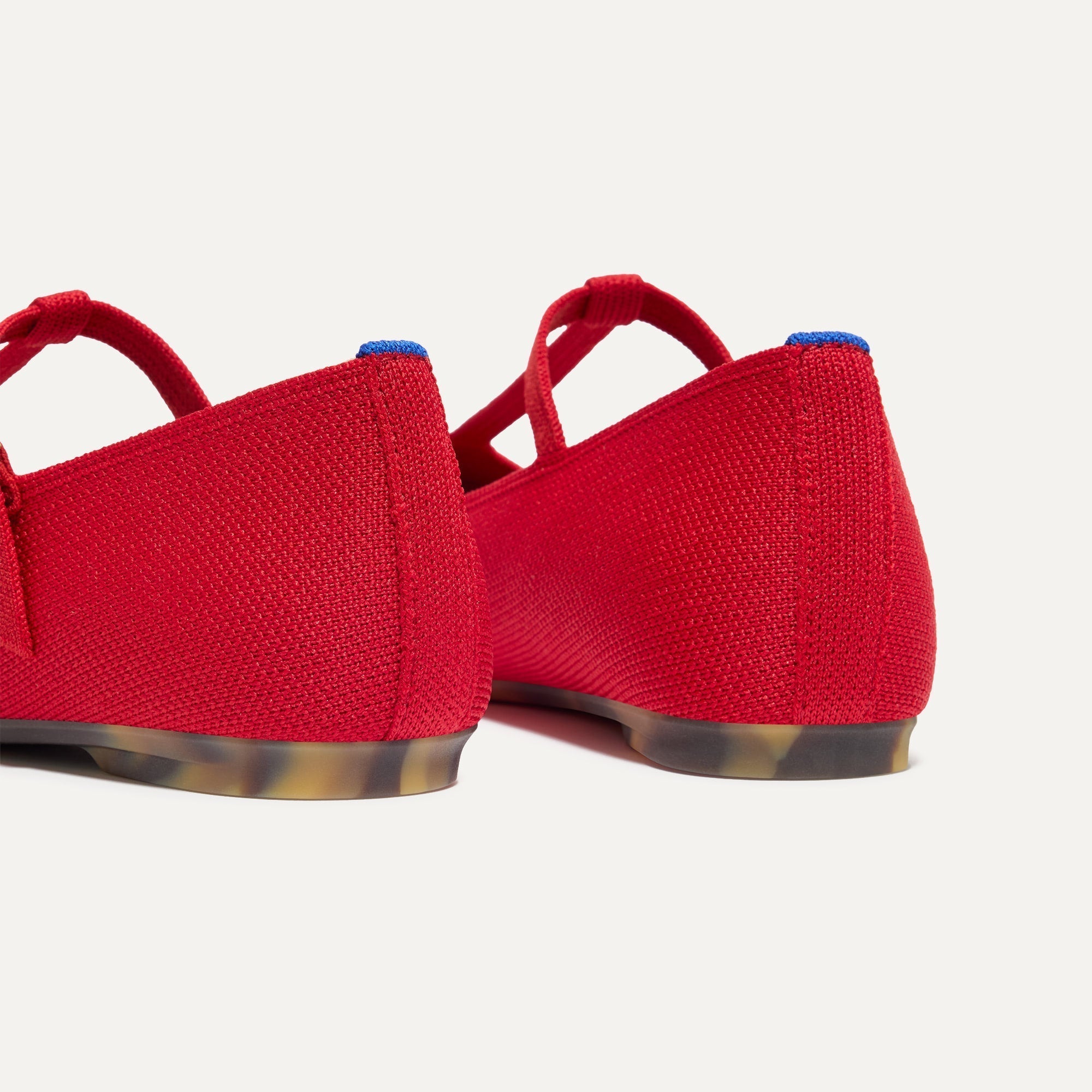 Rothy's T-Strap Mary Jane ballerine Red Crisp rosse