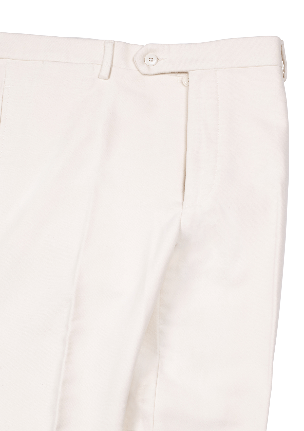 Stefano Bemer Trousers SV3061 Pantaloni Crema Cotone