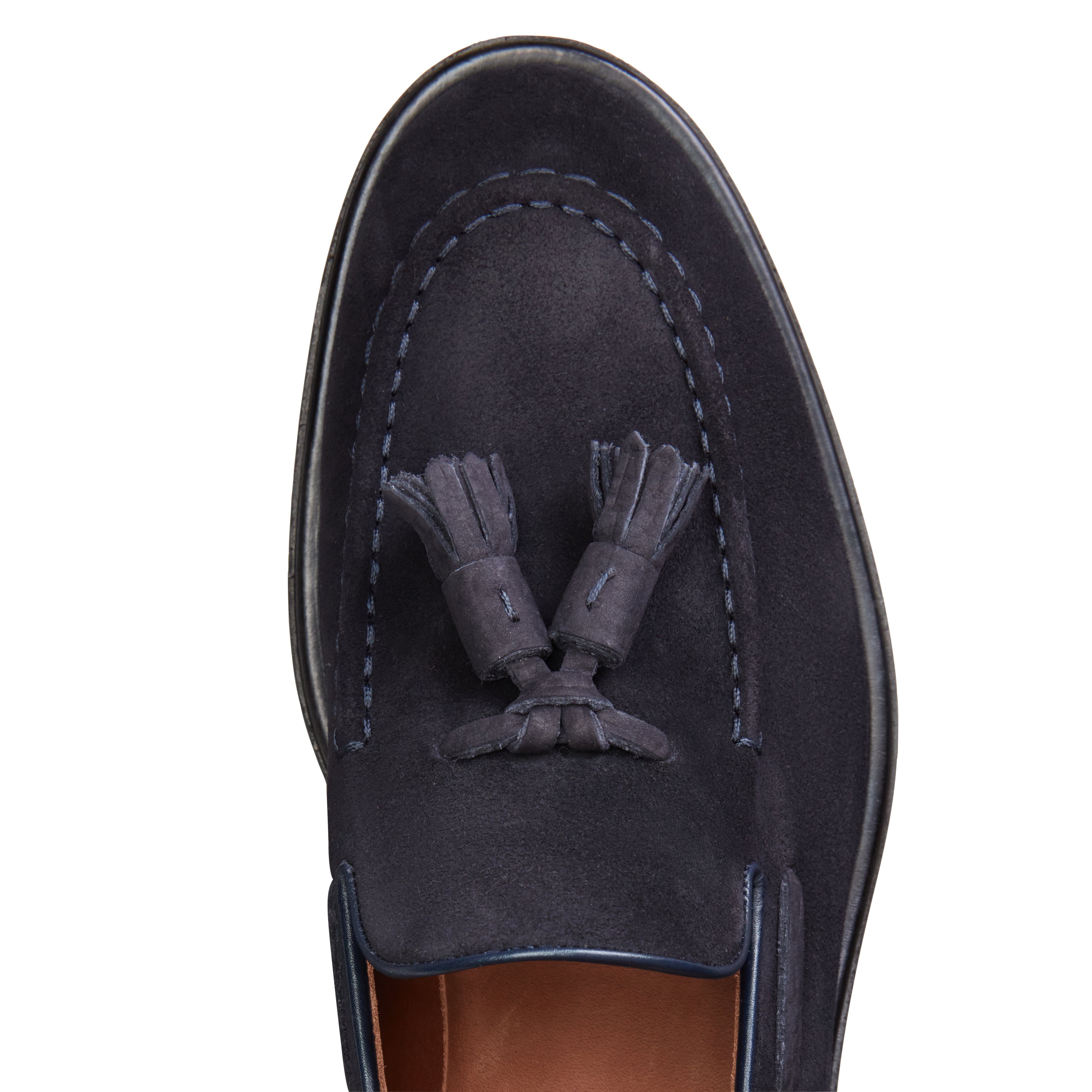 F.lli Rossetti Brera mocassino suede marine uomo