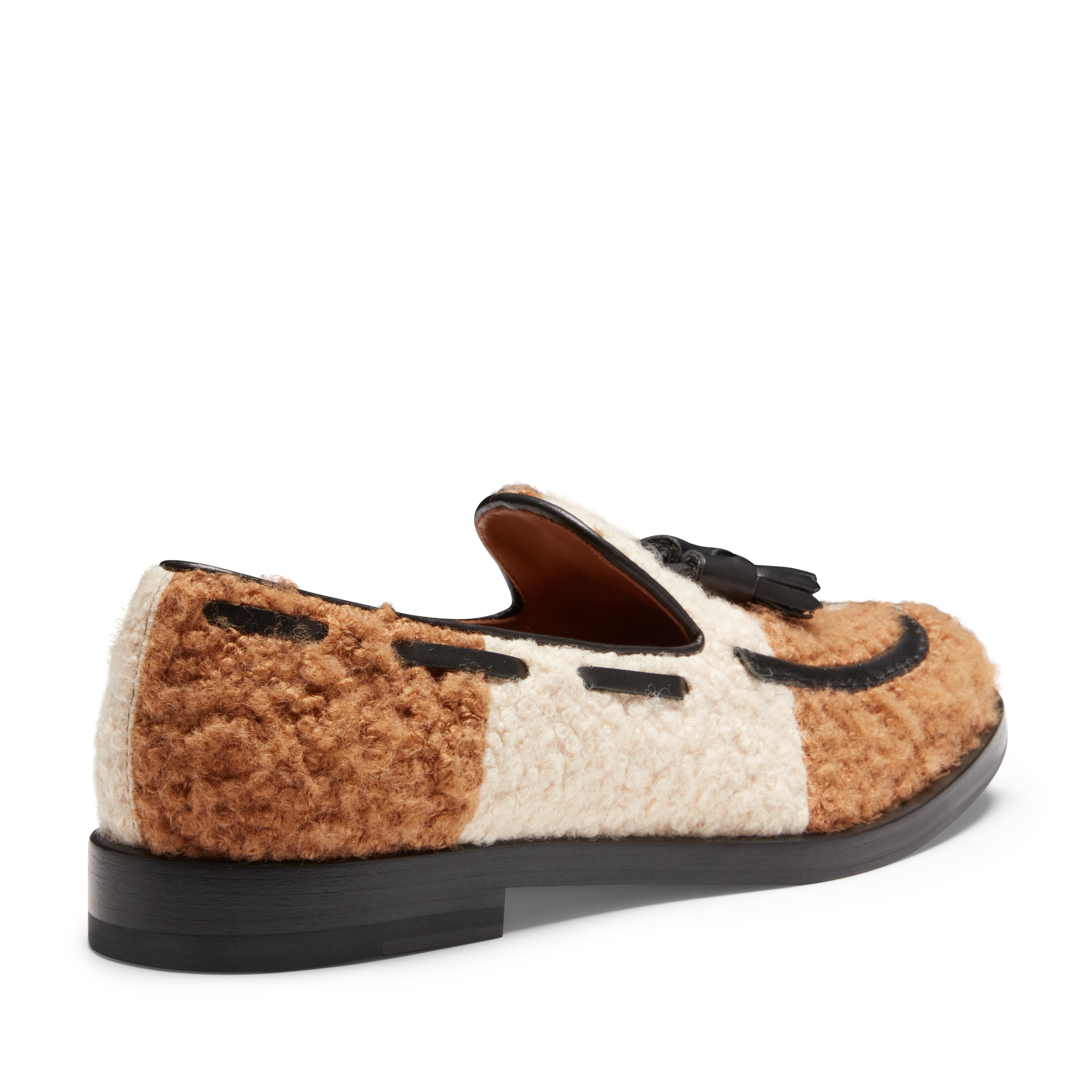 F.lli Rossetti Brera 68289 Mocassino Avorio Tessuto Scacchi
