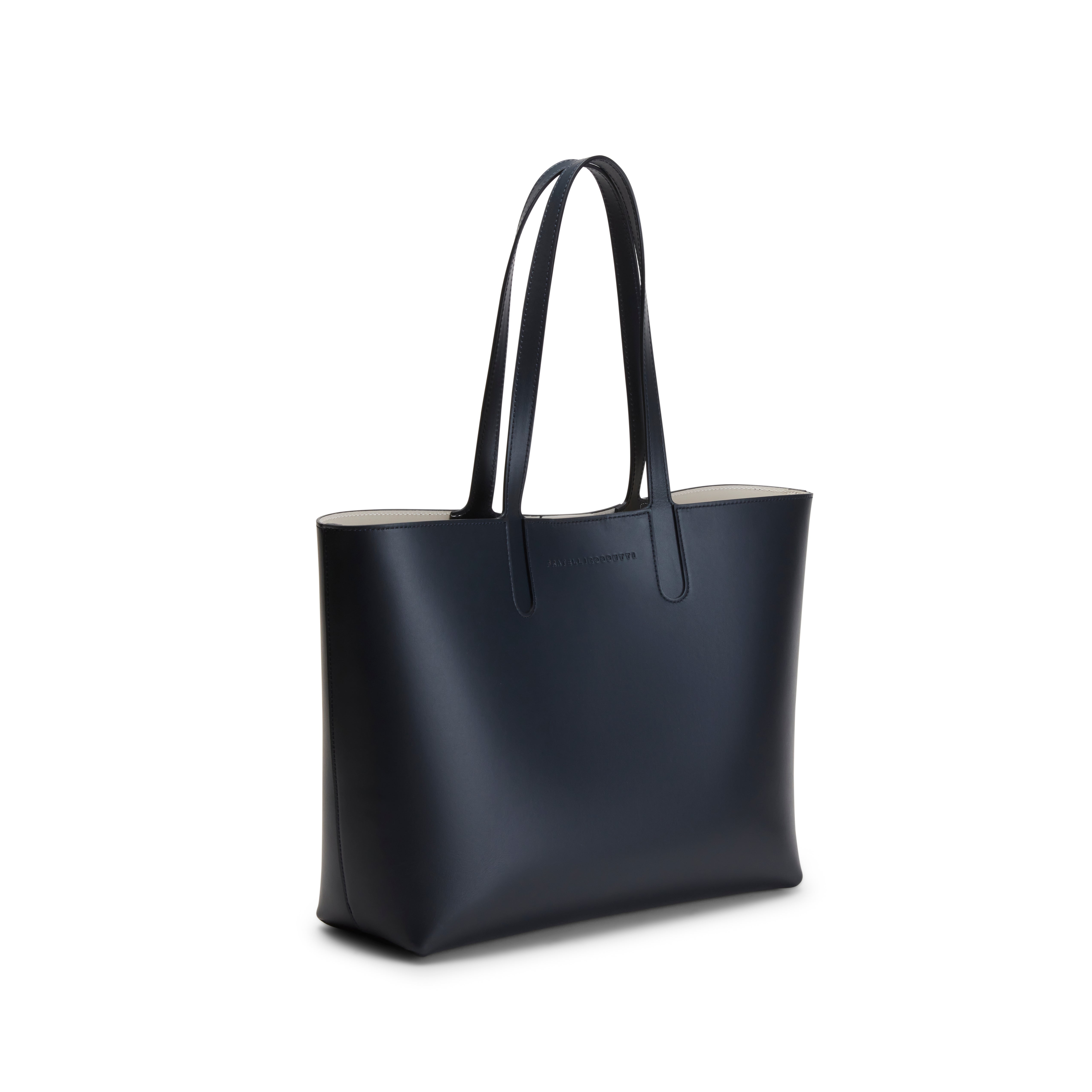 F.lli Rossetti Nelly Shopping Bag Pelle Navy Pochette
