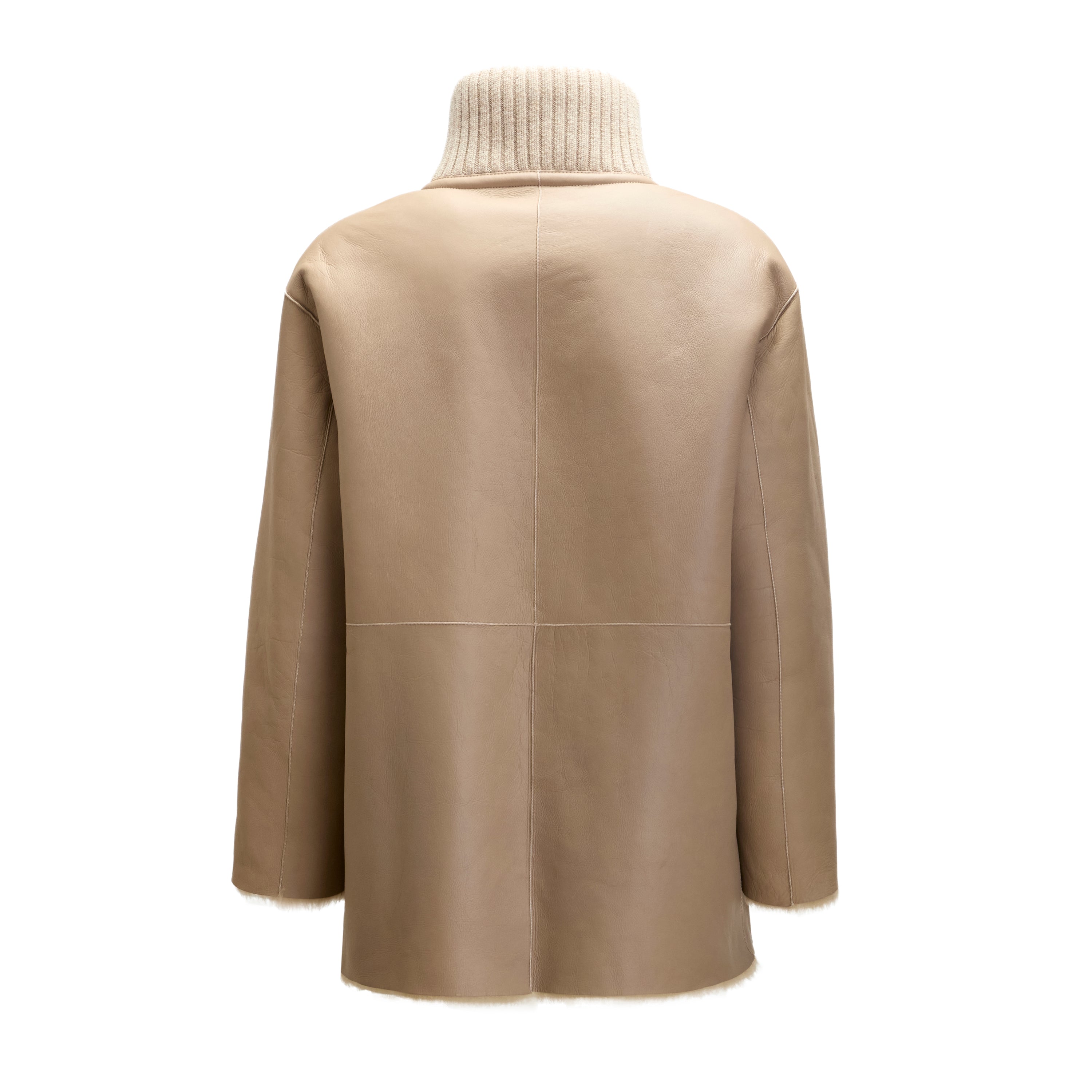 F.lli Rossetti Cappotto Shearling Reversibile Sabbia 98416