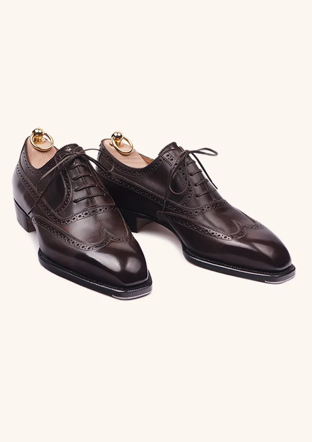 Stefano Bemer Oxfords T6456 Stringate Marroni Misura 42