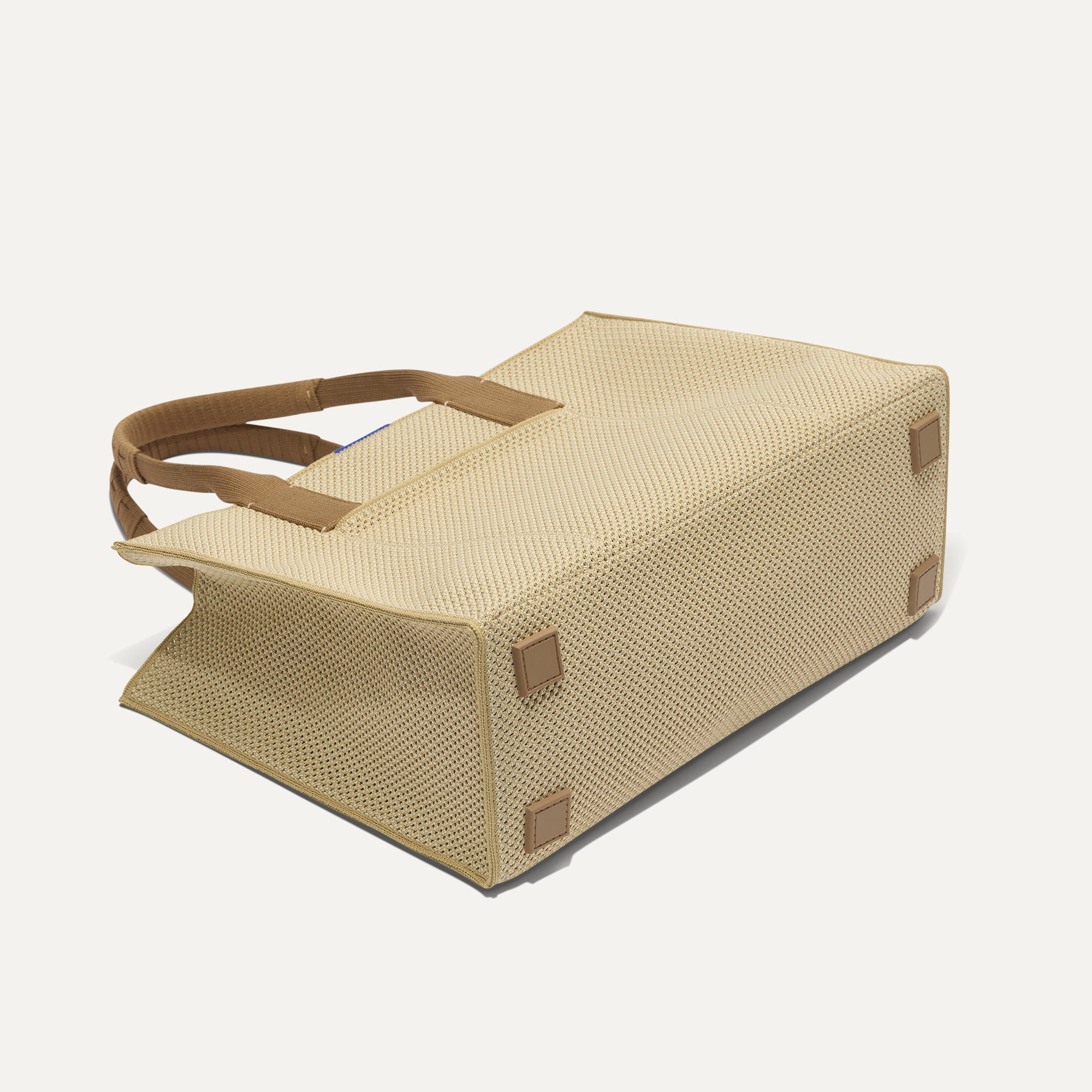 Rothy's The Classic Tote borsa Macadamia Open-Knit con zip