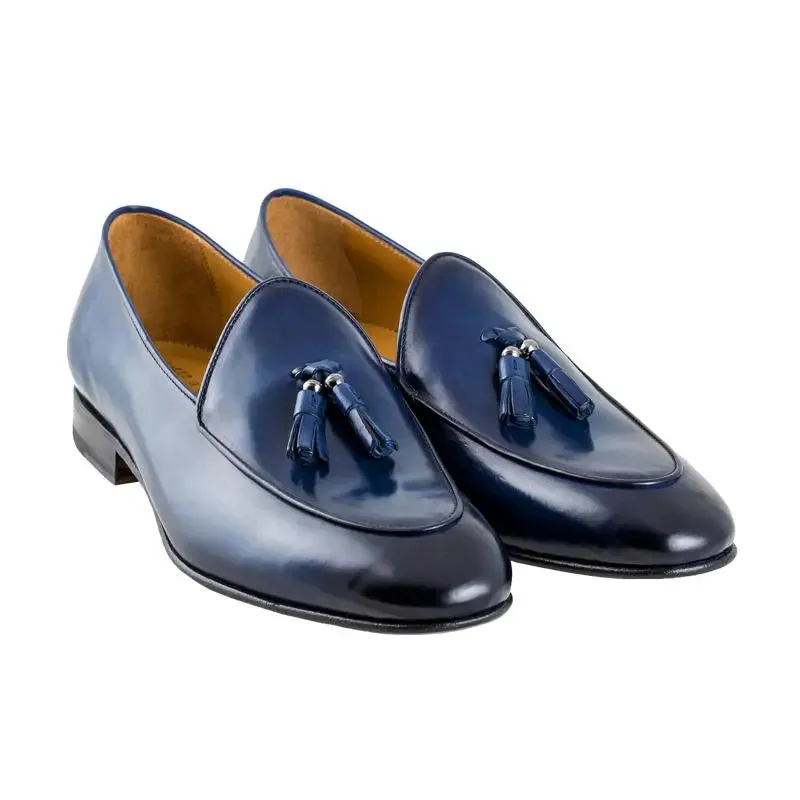 Sandro Barbera & Figli Barberine Loafers Uomo Blu Bluette