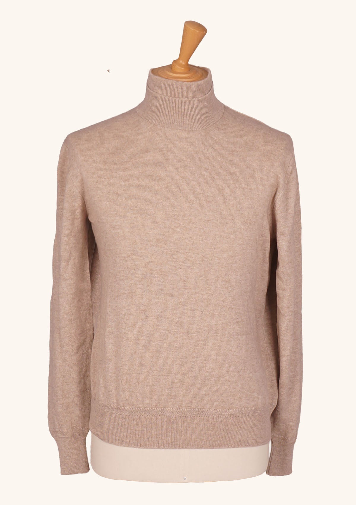 Stefano Bemer Knitwear W26SB202 maglione cashmere beige