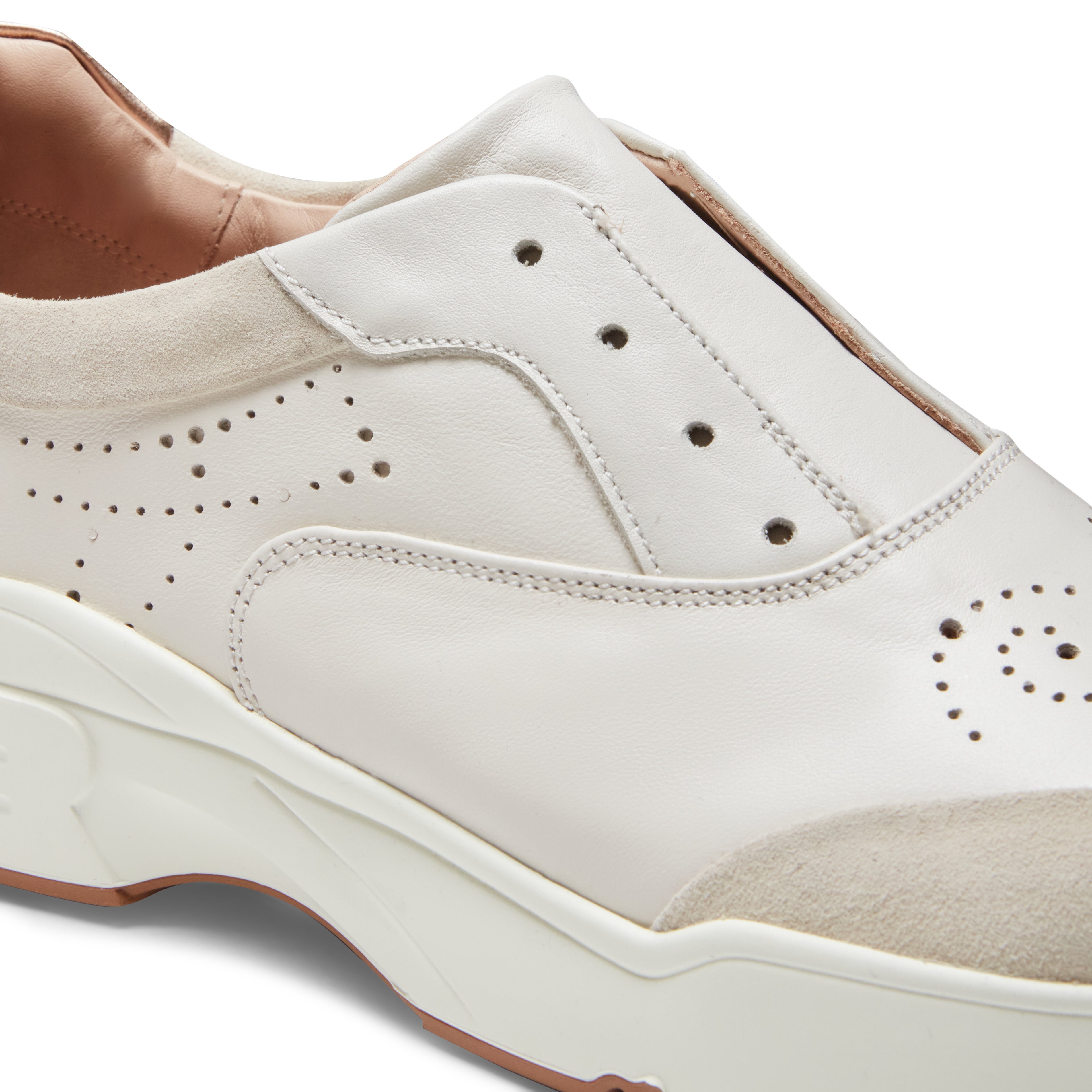 F.lli Rossetti 77205 Sneaker Donna Pelle Riso Traforata