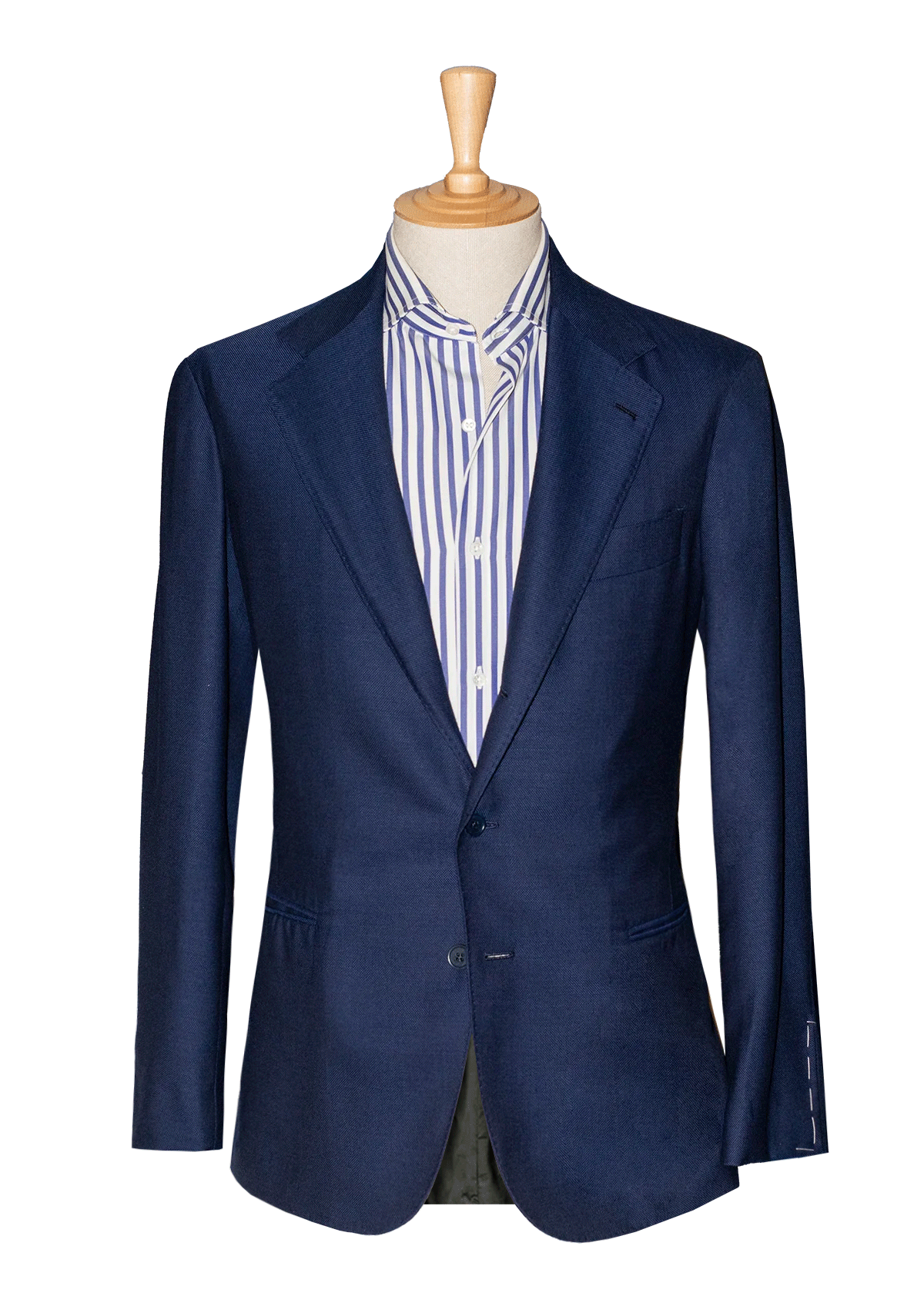 Stefano Bemer SV2111 blazer blu lana hopsack