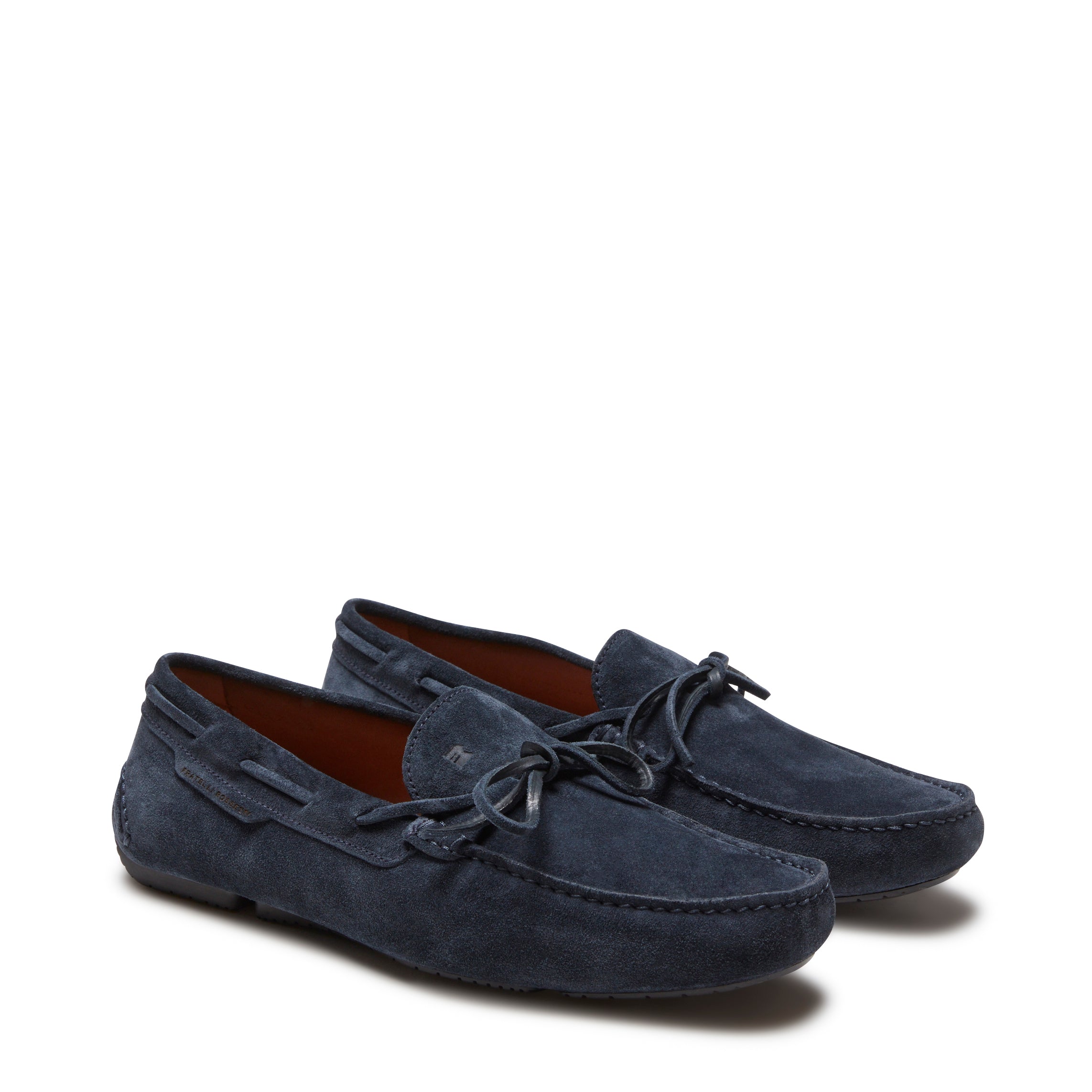 F.lli Rossetti 28138 mocassino Driver suede blu marine