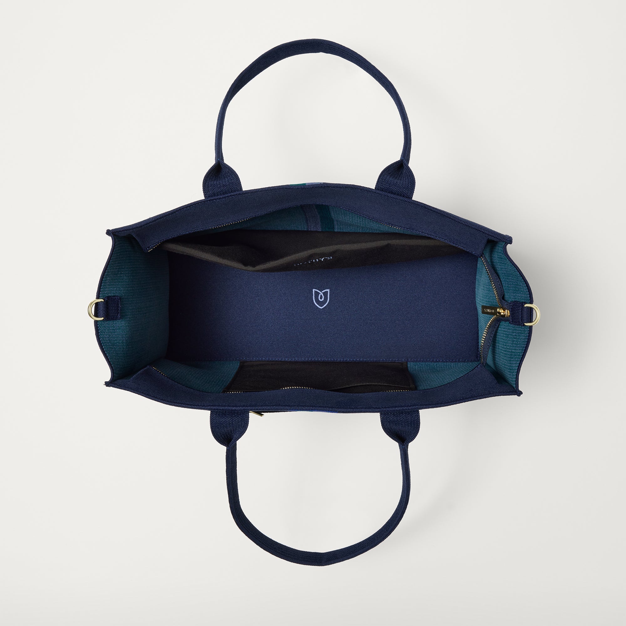 Rothy's Classic Tote tote bag ReVelvet Peacock blu verde