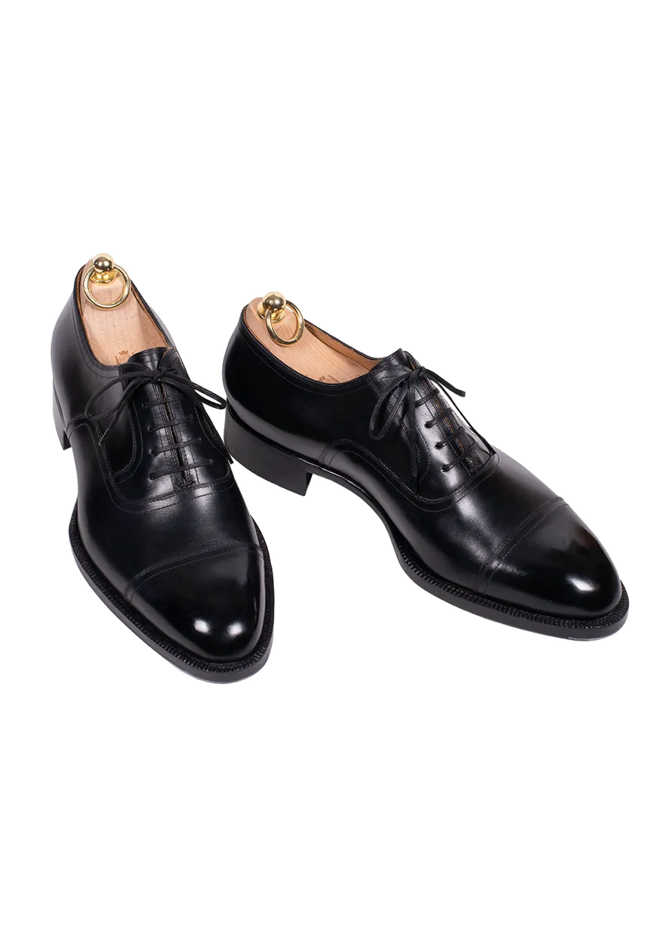 Stefano Bemer Oxfords T6430 stringate nere pelle francese