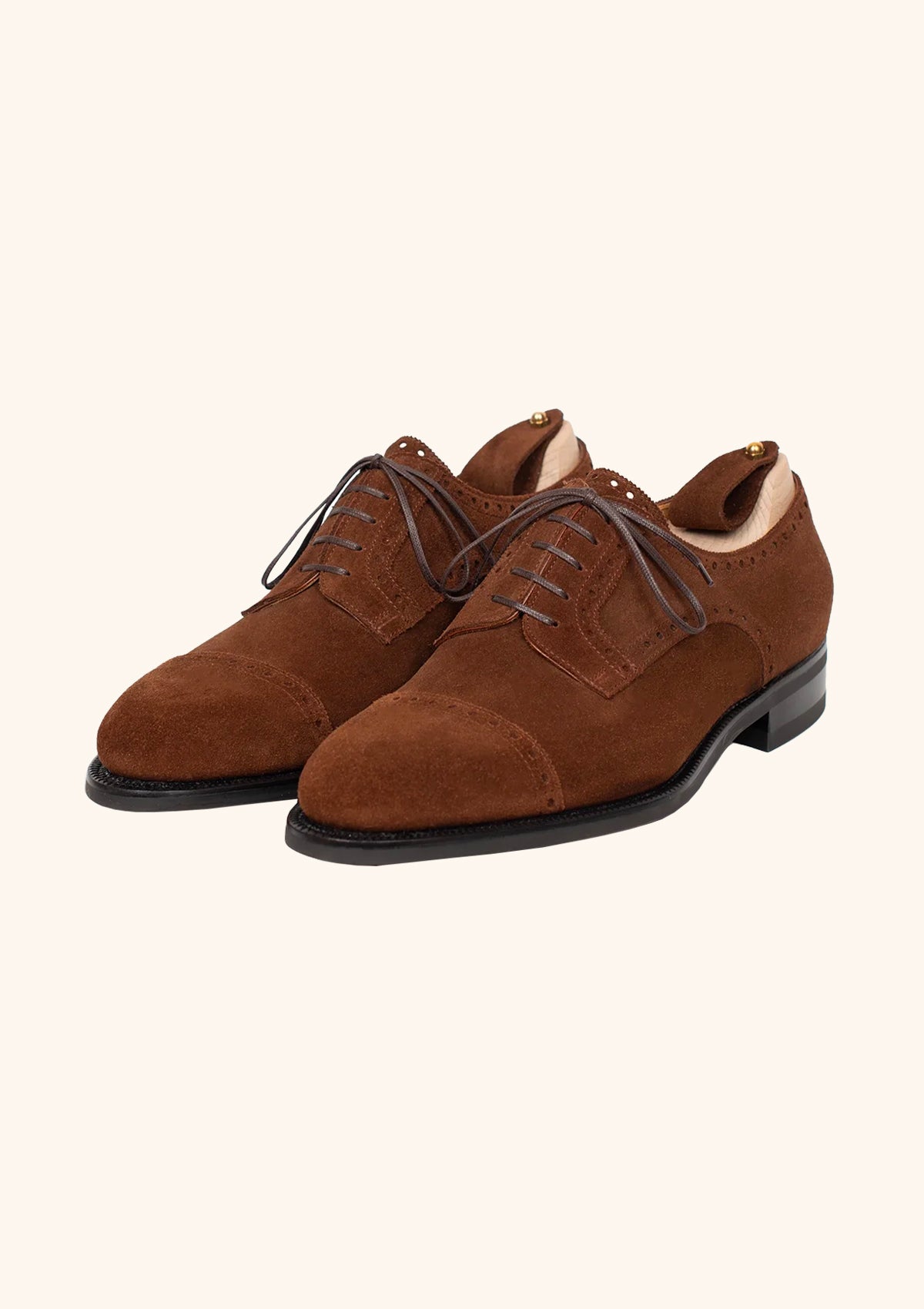 Stefano Bemer Derbies C5405 scarpe derby camoscio polo brown