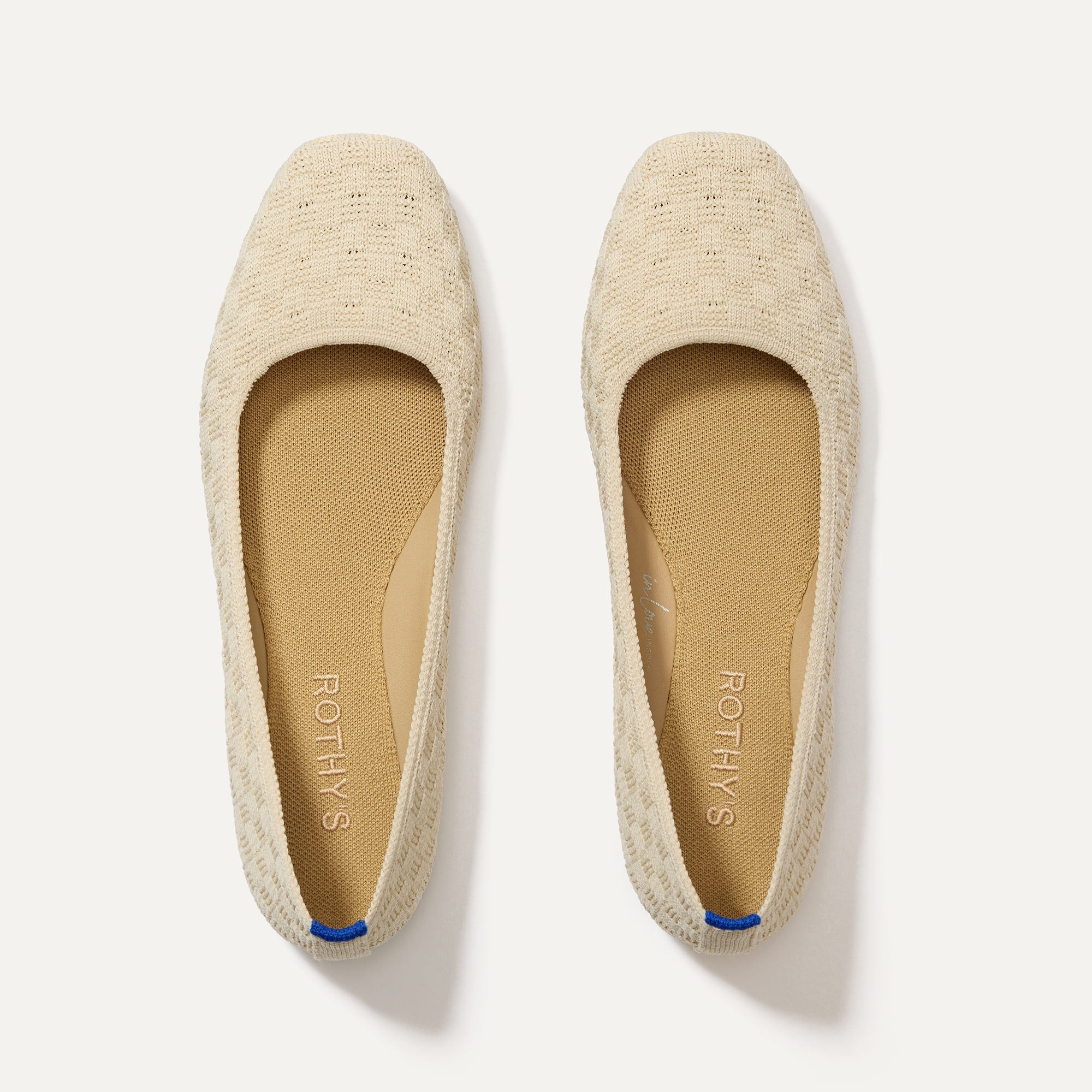 Rothy's Flats The Max Square ballerine Conch punta quadrata