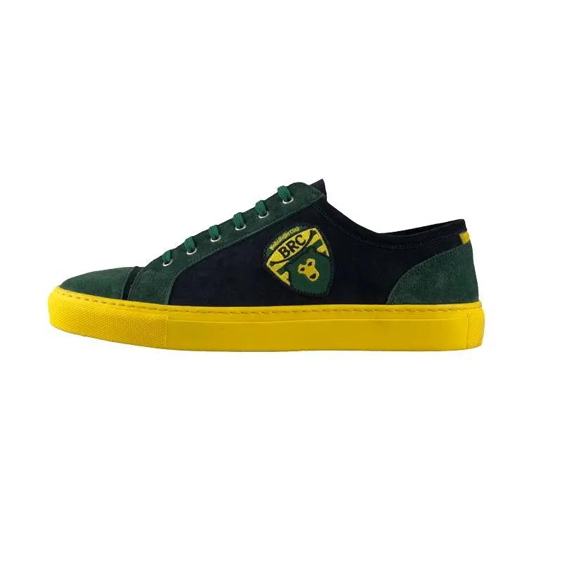 Sandro Barbera Biella Rugby Sneaker Uomo Gialle Scamosciate