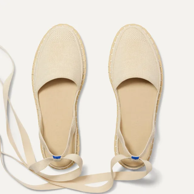 Rothy's The D'Orsay Espadrille ballerine donna Seashell avorio