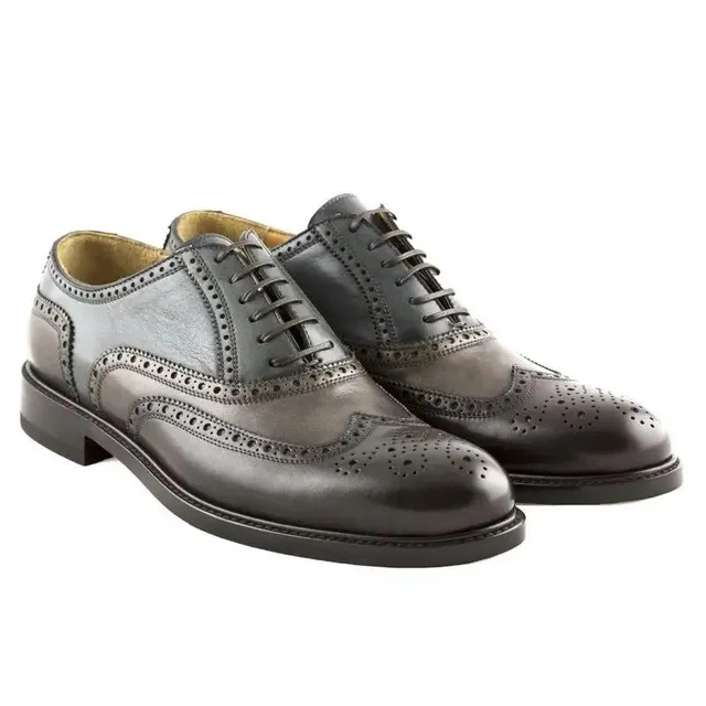 Sandro Barbera 981 oxford brogue paris multicolor tinta mano