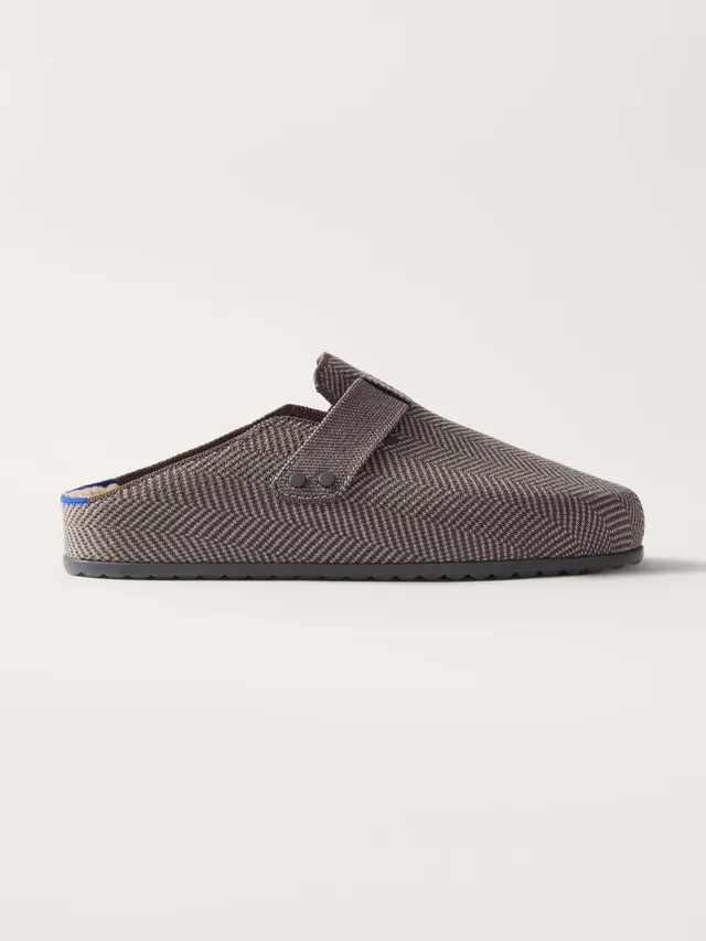 Rothy's Teddy Clog zoccoli uomo Ash Herringbone 9 lana