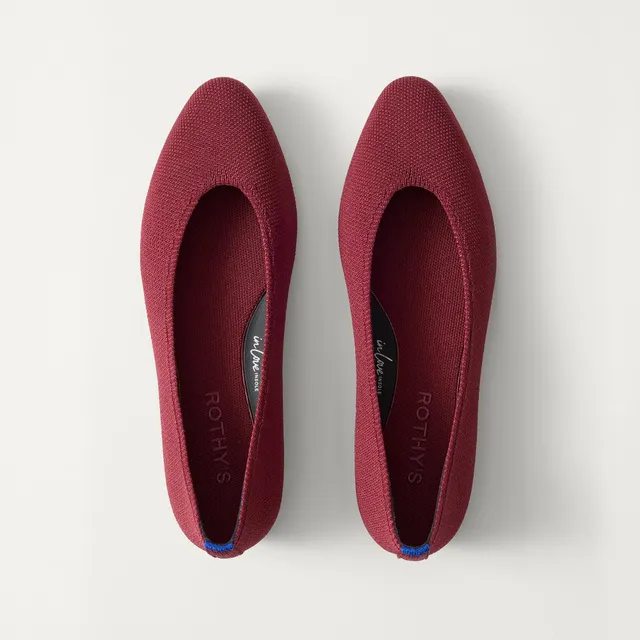 Rothy's The Almond Ballet ballerine Redwood punta mandorla