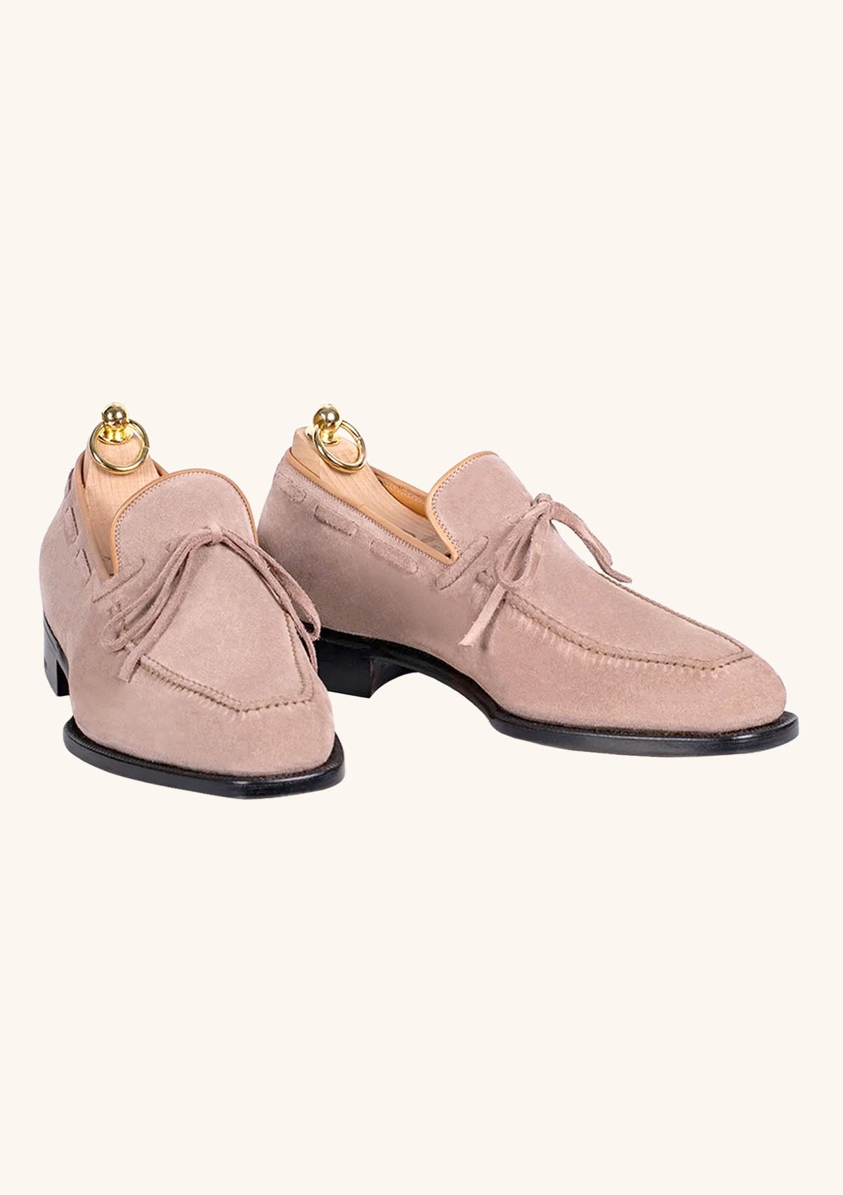 Stefano Bemer Loafers C1320 mocassini camoscio beige 42