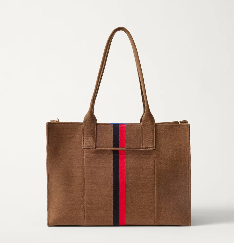 Rothy's The Classic Tote borsa Cinnamon Stripe