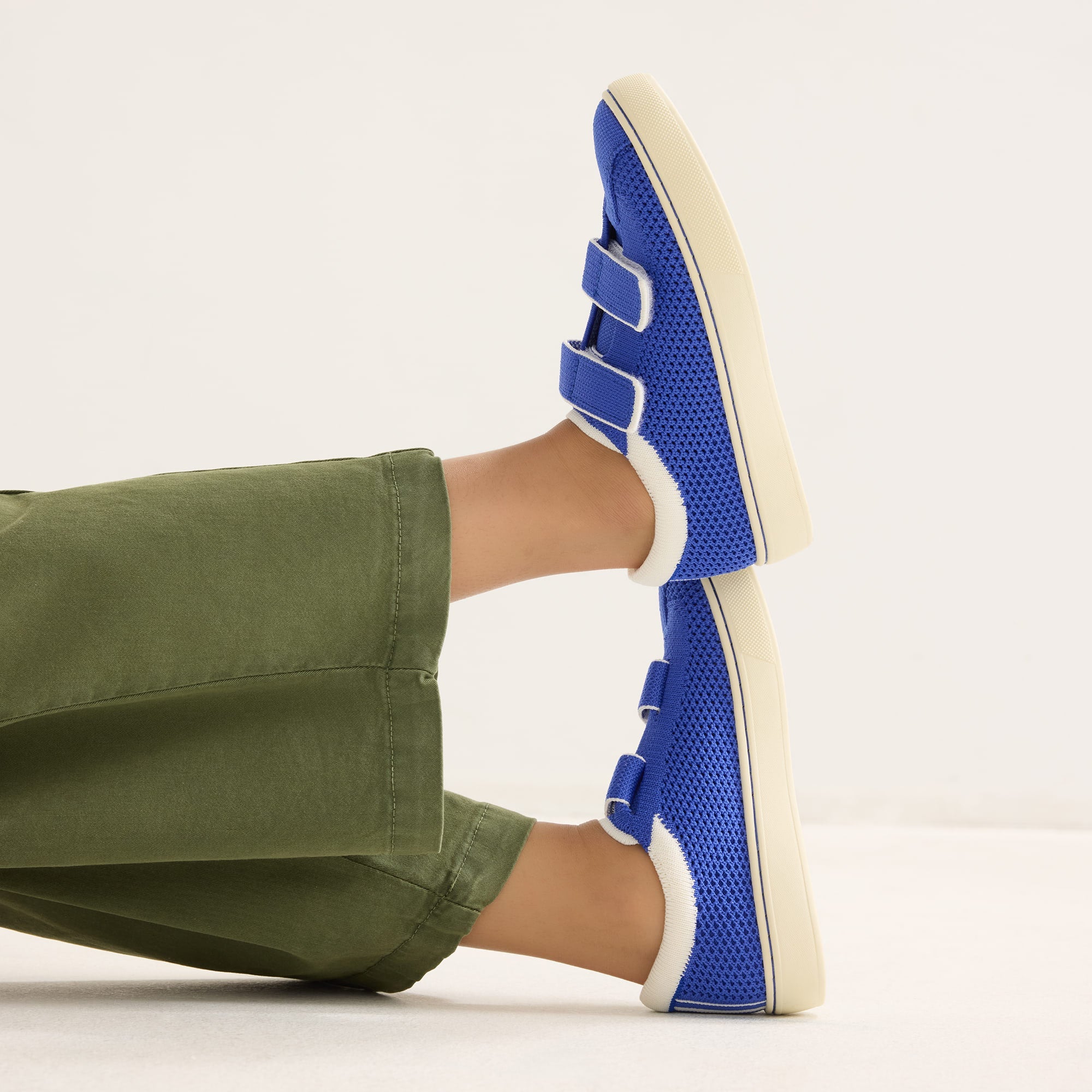 Rothy's The Kids Strap Sneaker sneakers bimbo Buoy Open-Knit blu
