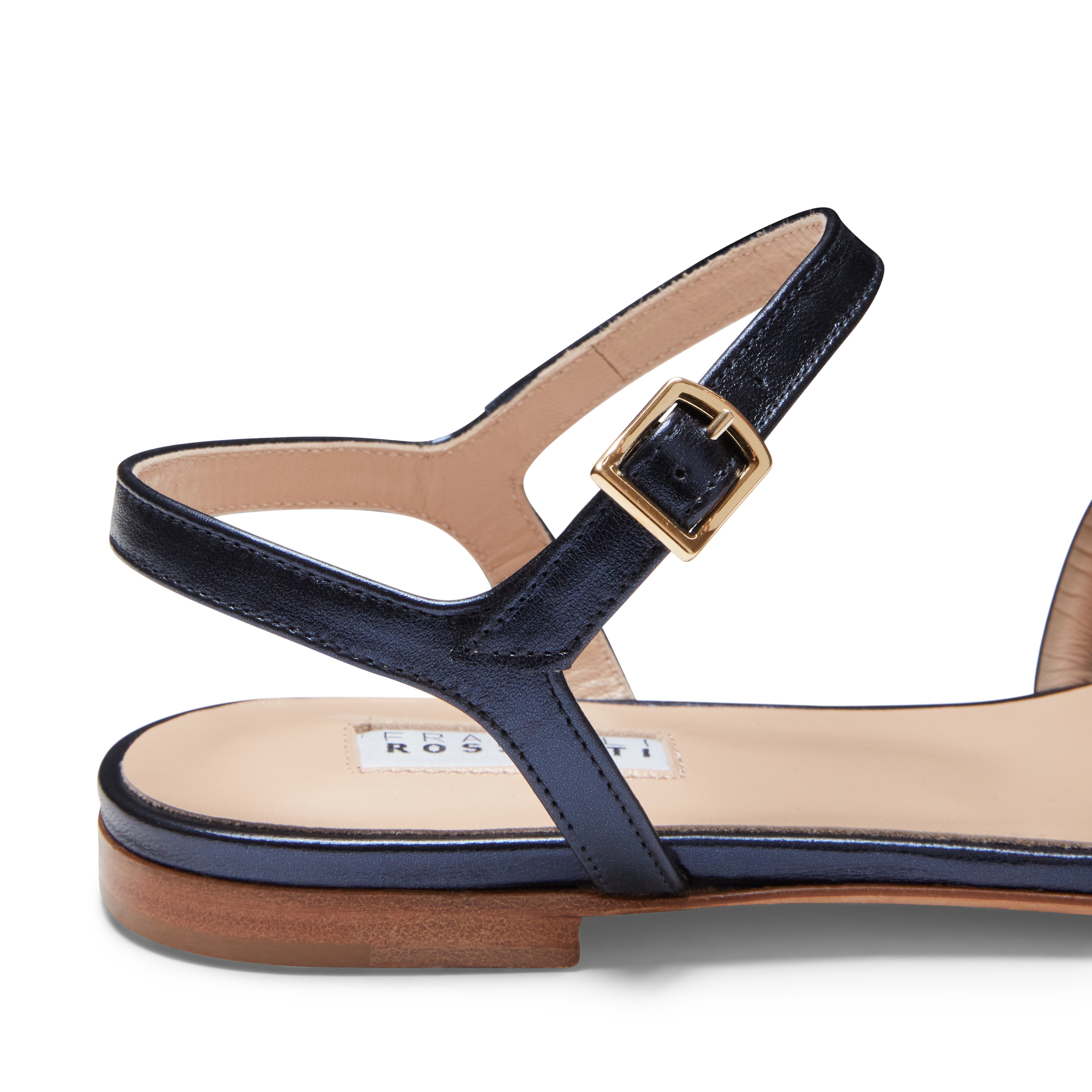 F.lli Rossetti 68211 sandalo donna blu metallico pelle