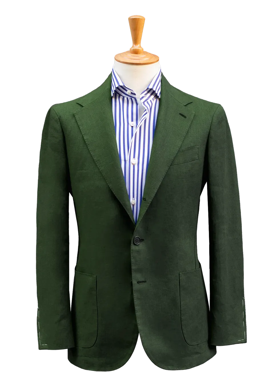 Stefano Bemer SV2106 giacca lino verde 50