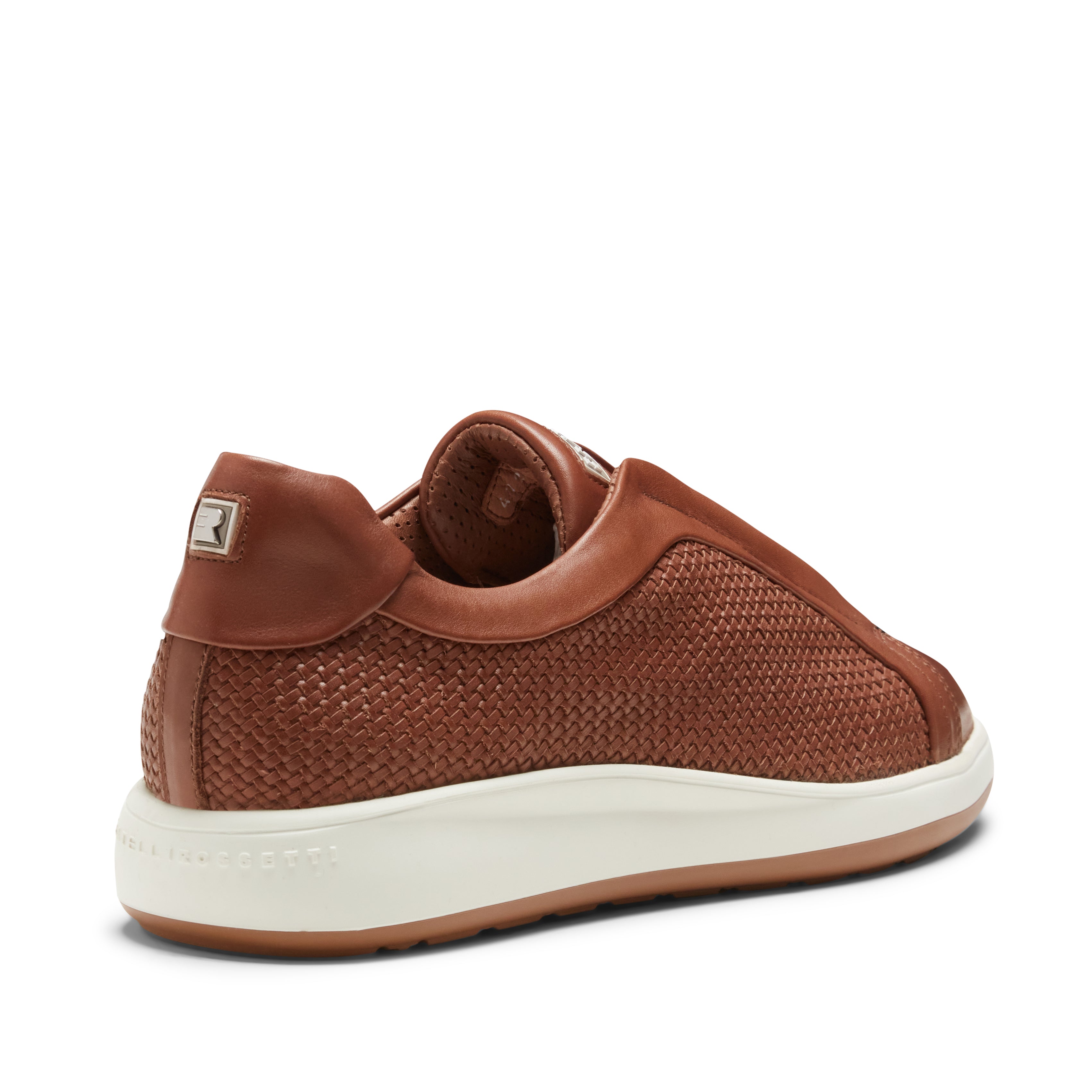F.lli Rossetti sneaker uomo pelle mandorla slipper